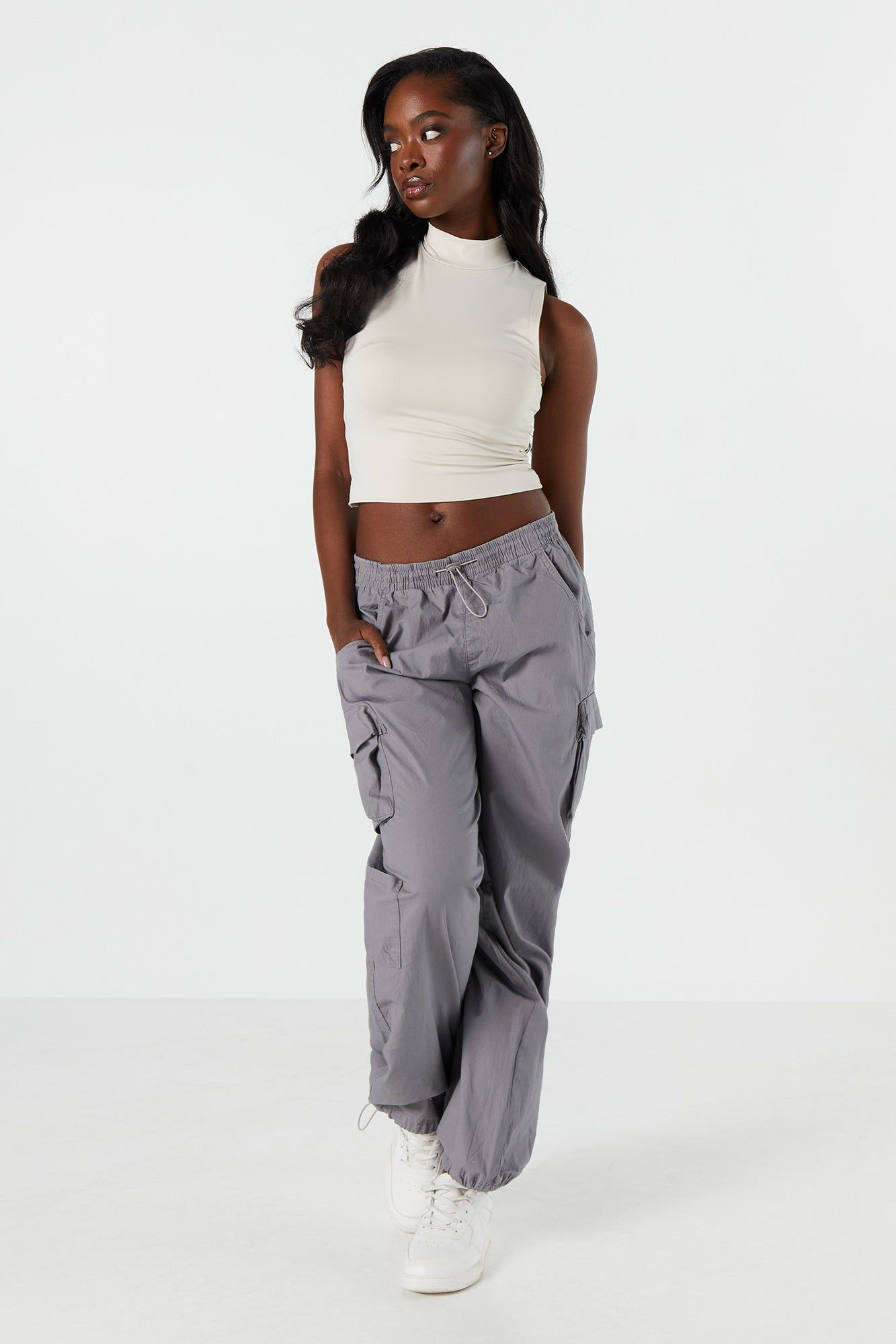 Contour Mock Neck Tank sold by Charlotte Russe product image thumbnail 12