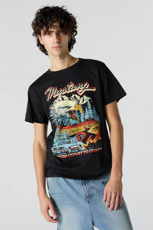 Mustang Graphic T-Shirt sold by Charlotte Russe