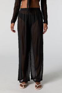 Mesh Wide Leg Pant Cover Up sold by Charlotte Russe