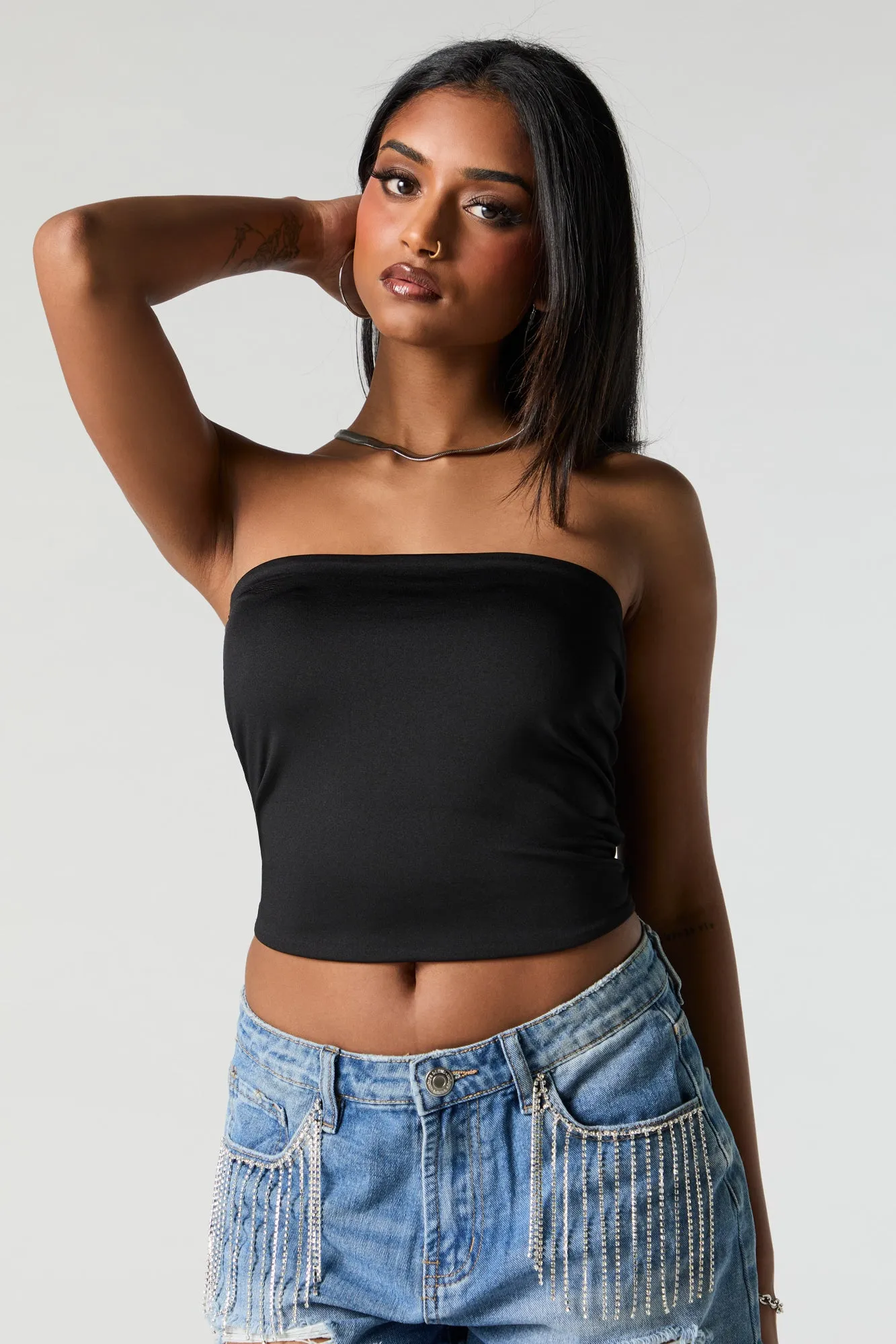 Contour Tube Top sold by Charlotte Russe product image thumbnail 4