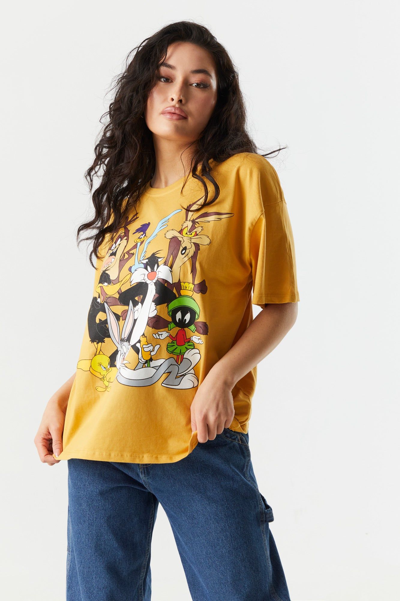 Looney Tunes Graphic Boyfriend T-Shirt sold by Charlotte Russe
