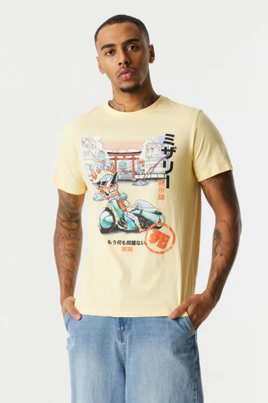 Anime Street Racer Graphic T-Shirt sold by Charlotte Russe
