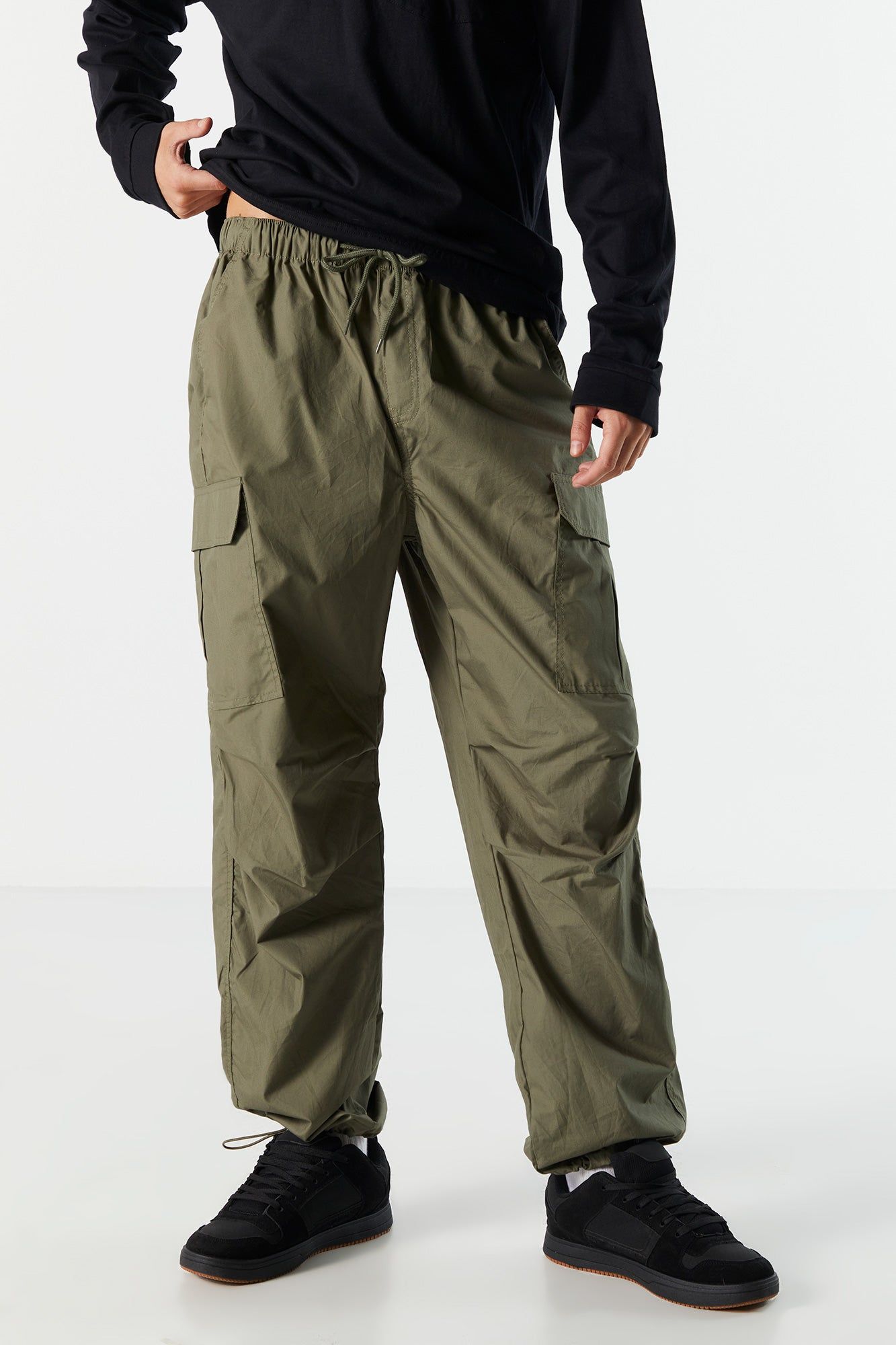 Poplin Parachute Cargo Jogger sold by Charlotte Russe