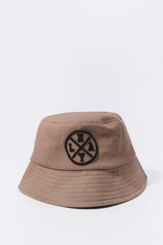 LA NY Embroidered Bucket Hat sold by Charlotte Russe