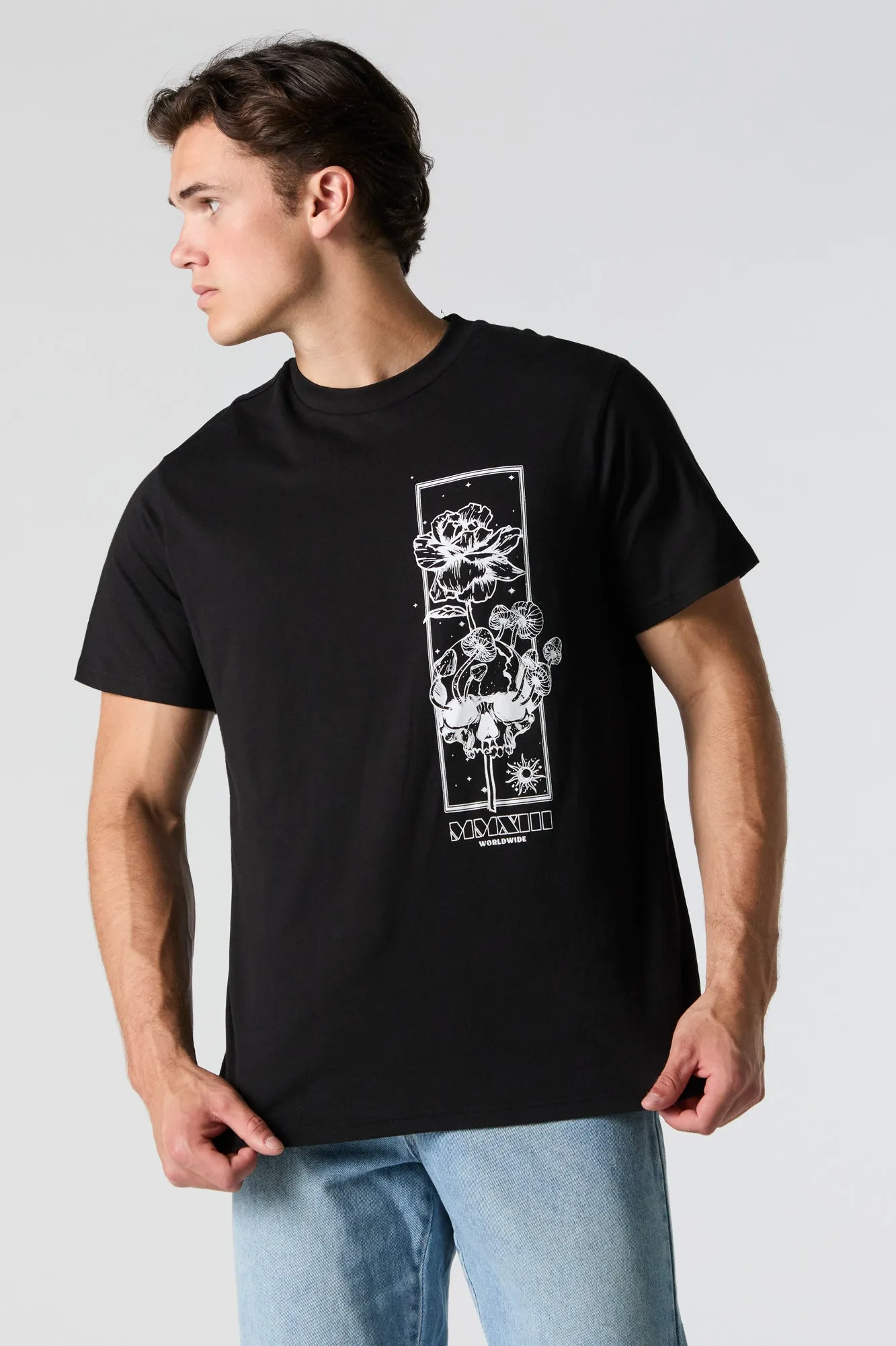 Worldwide Graphic T-Shirt sold by Charlotte Russe