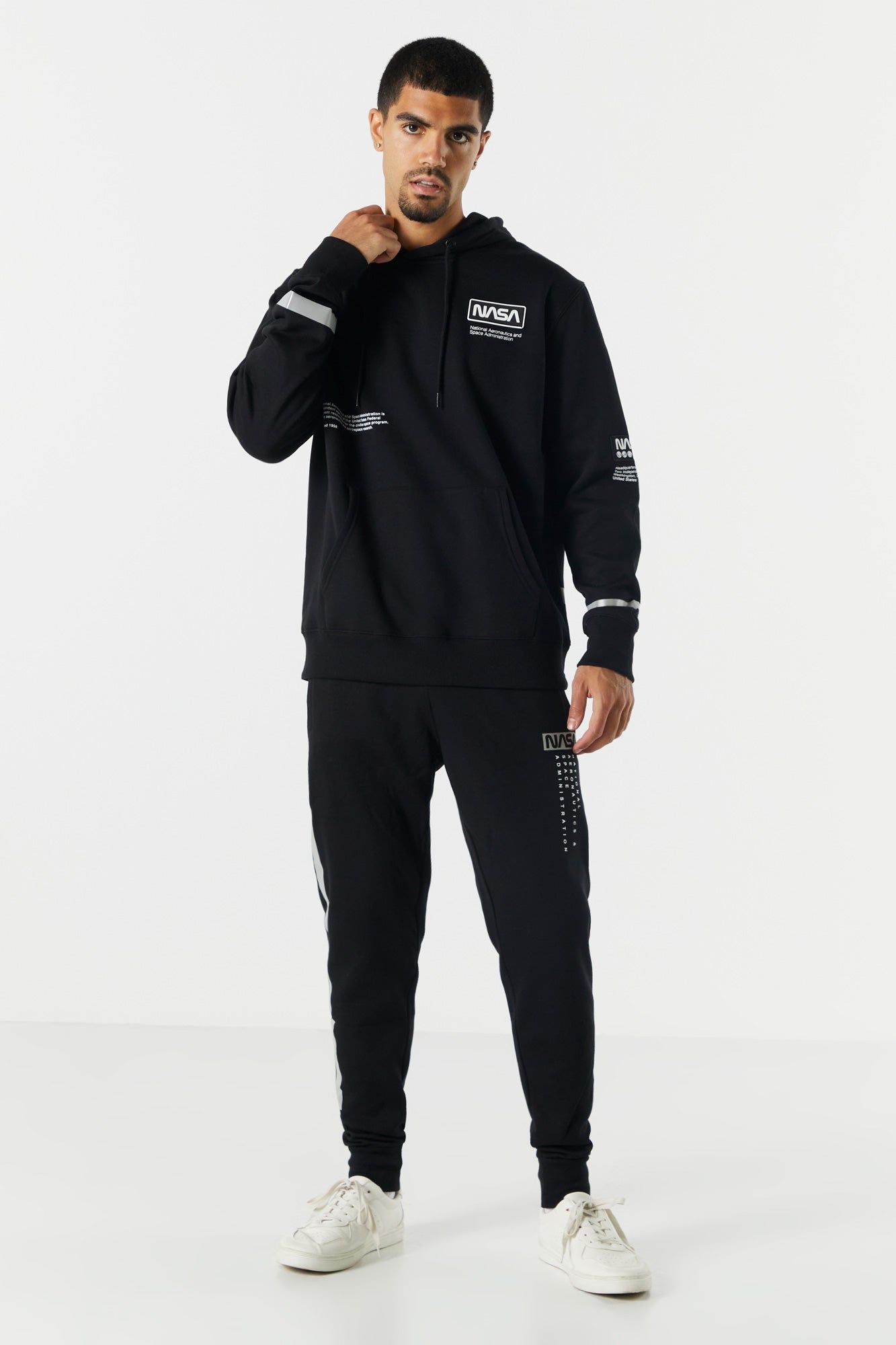 NASA Graphic Fleece Hoodie sold by Charlotte Russe product image thumbnail 3