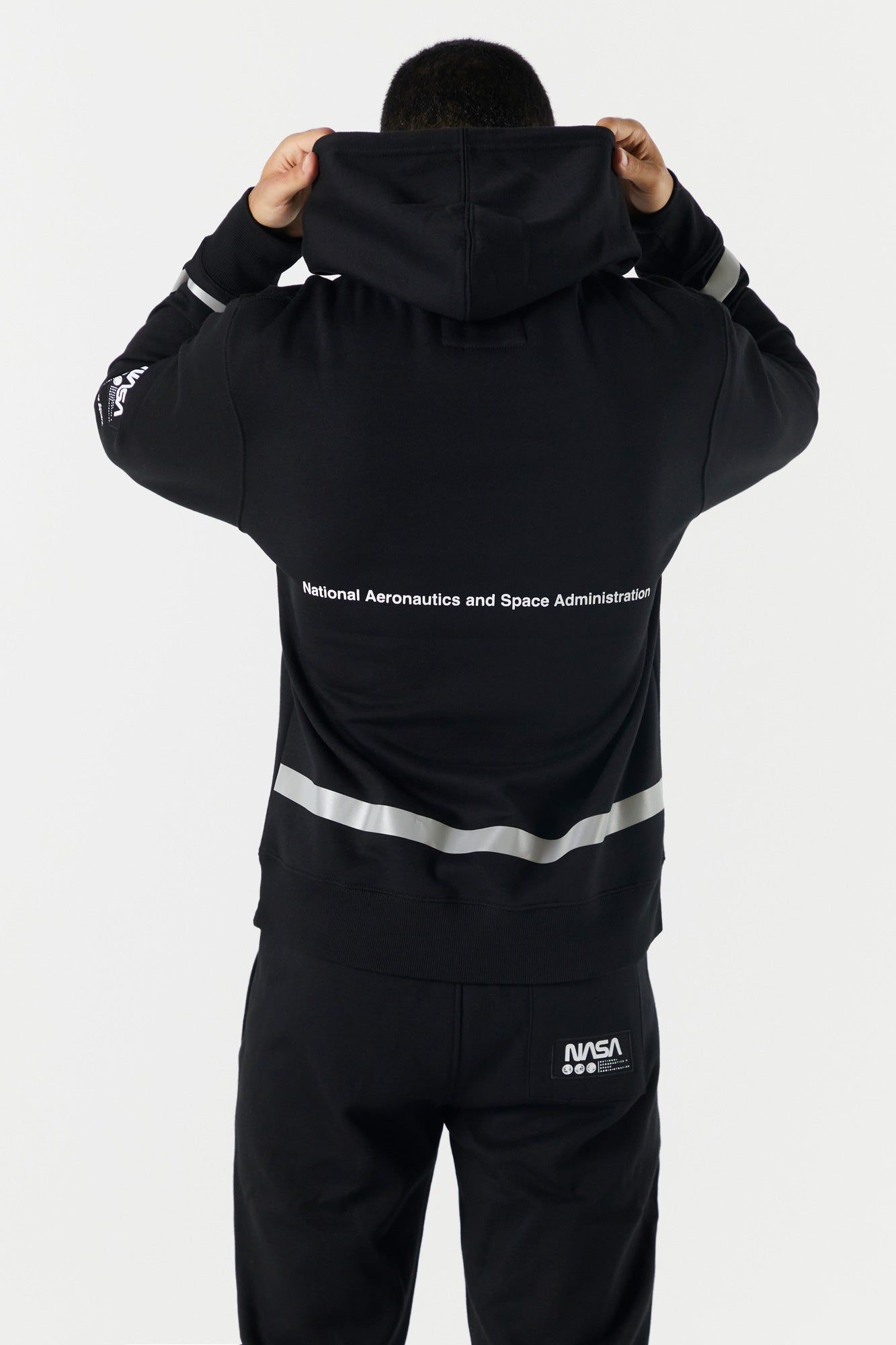 NASA Graphic Fleece Hoodie sold by Charlotte Russe product image thumbnail 2