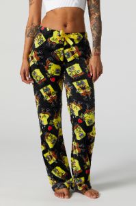 Plush SpongeBob Print Pajama Pant sold by Charlotte Russe