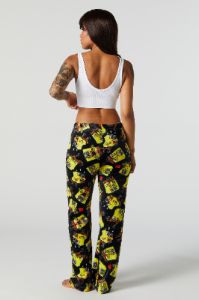 Plush SpongeBob Print Pajama Pant sold by Charlotte Russe