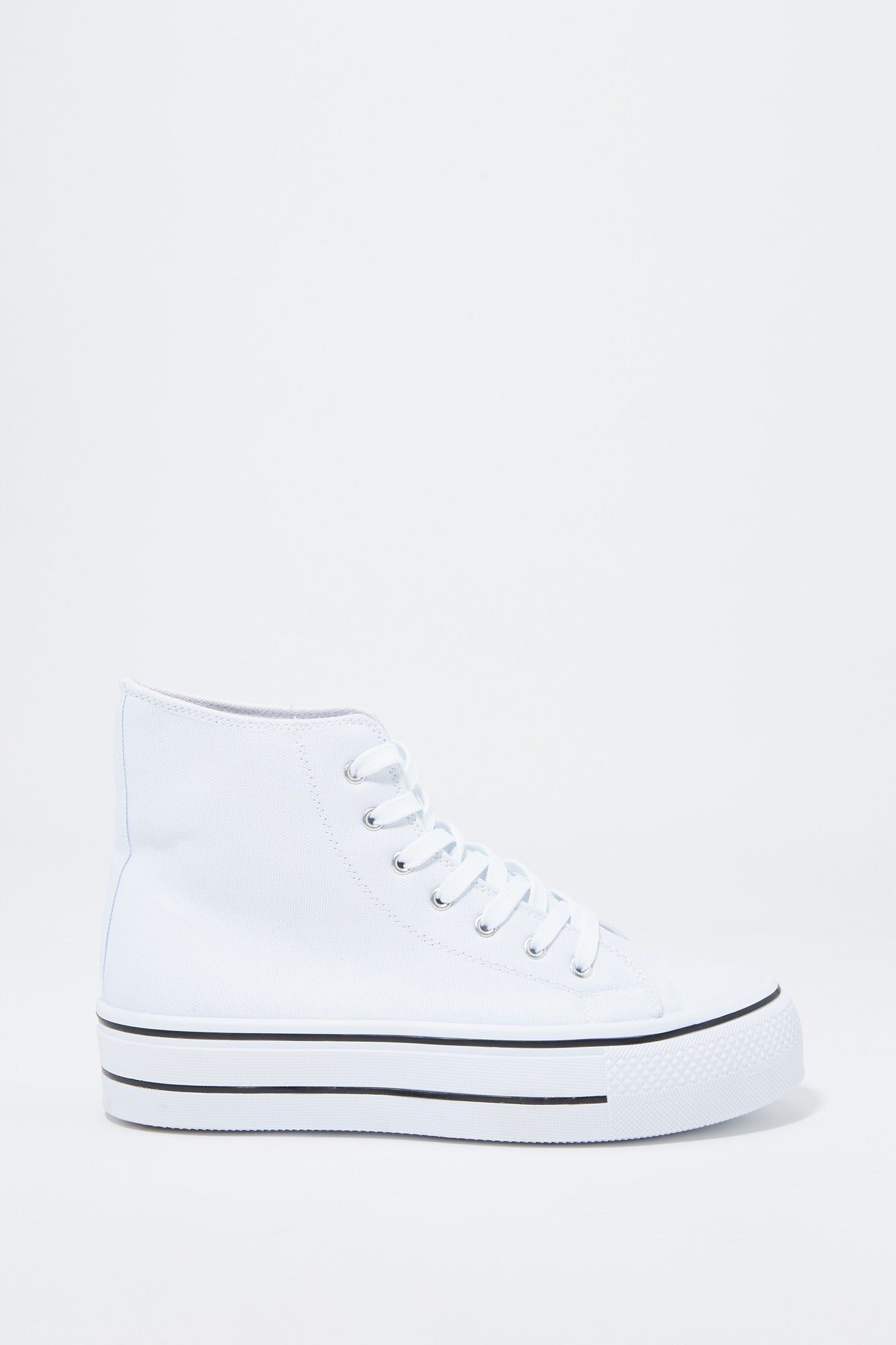 Canvas High Top Platform Sneaker sold by Charlotte Russe product image thumbnail 5