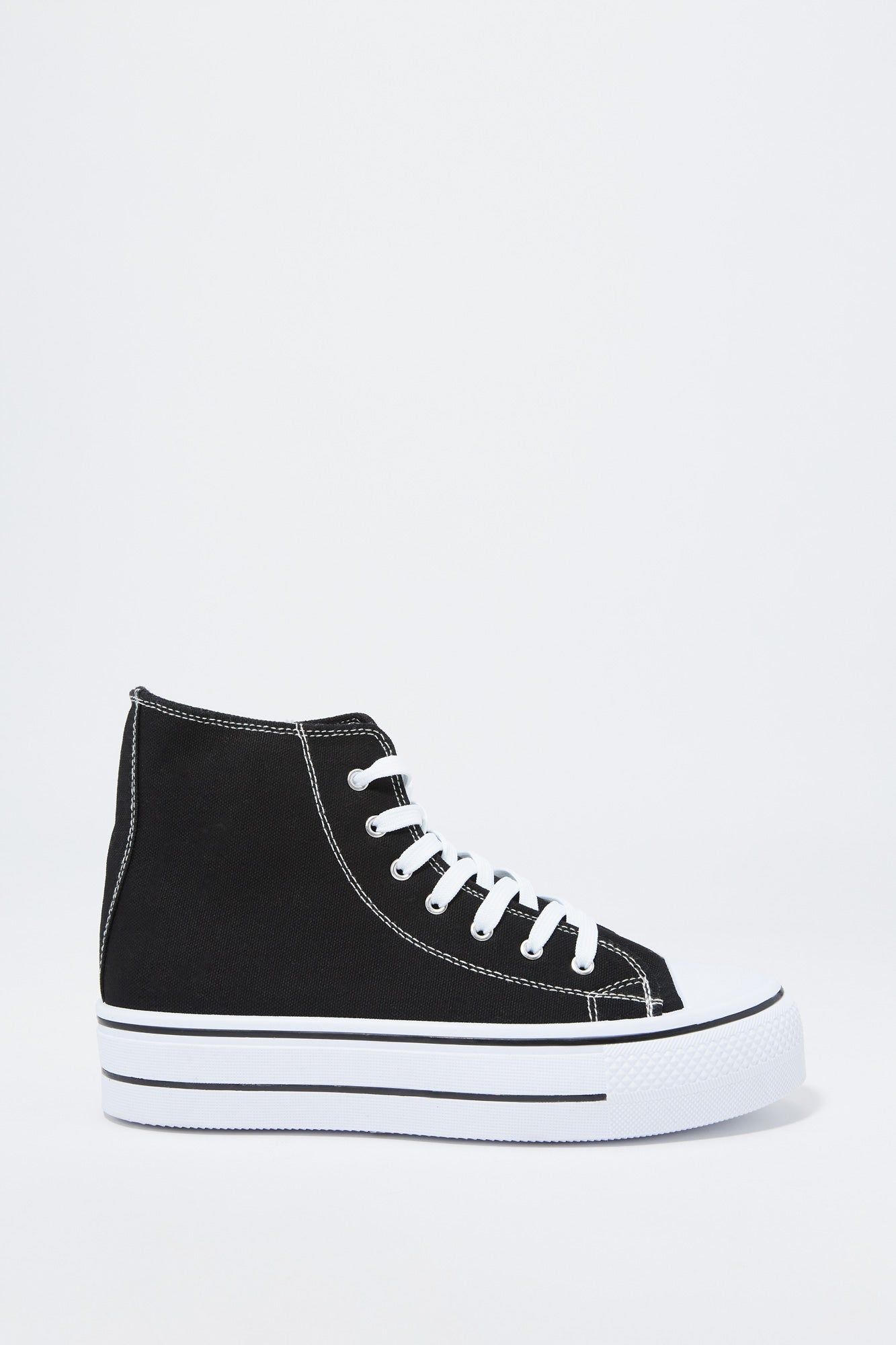 Canvas High Top Platform Sneaker sold by Charlotte Russe