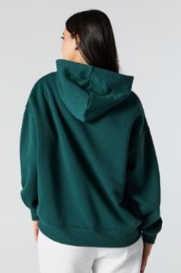 Chenille Embroidered Montauk Fleece Hoodie sold by Charlotte Russe