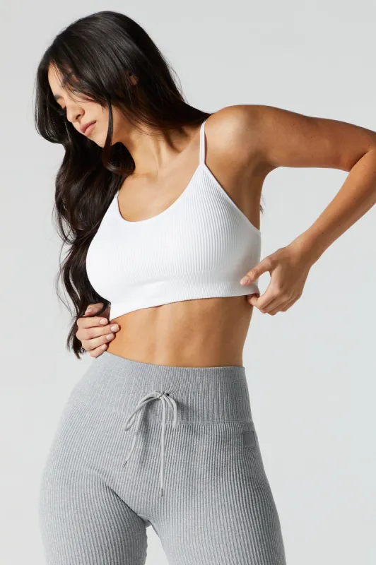 Sommer Ray Active Seamless Ribbed Sports Bra sold by Charlotte Russe