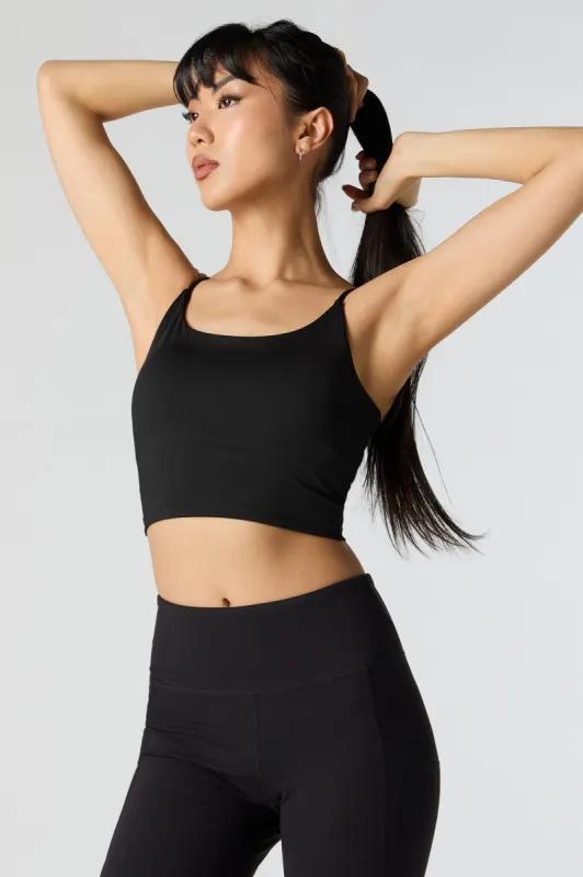 Active Scoop Neck Bra sold by Charlotte Russe