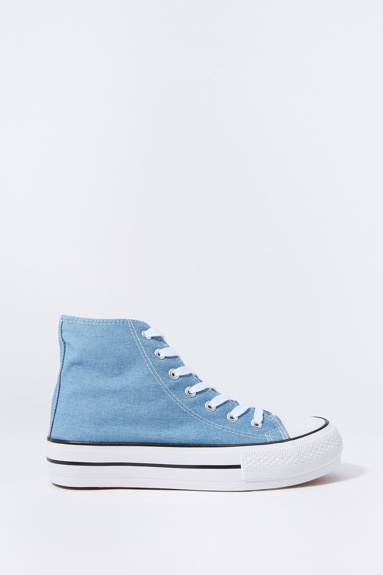 Canvas High Top Platform Sneaker sold by Charlotte Russe product image thumbnail 2