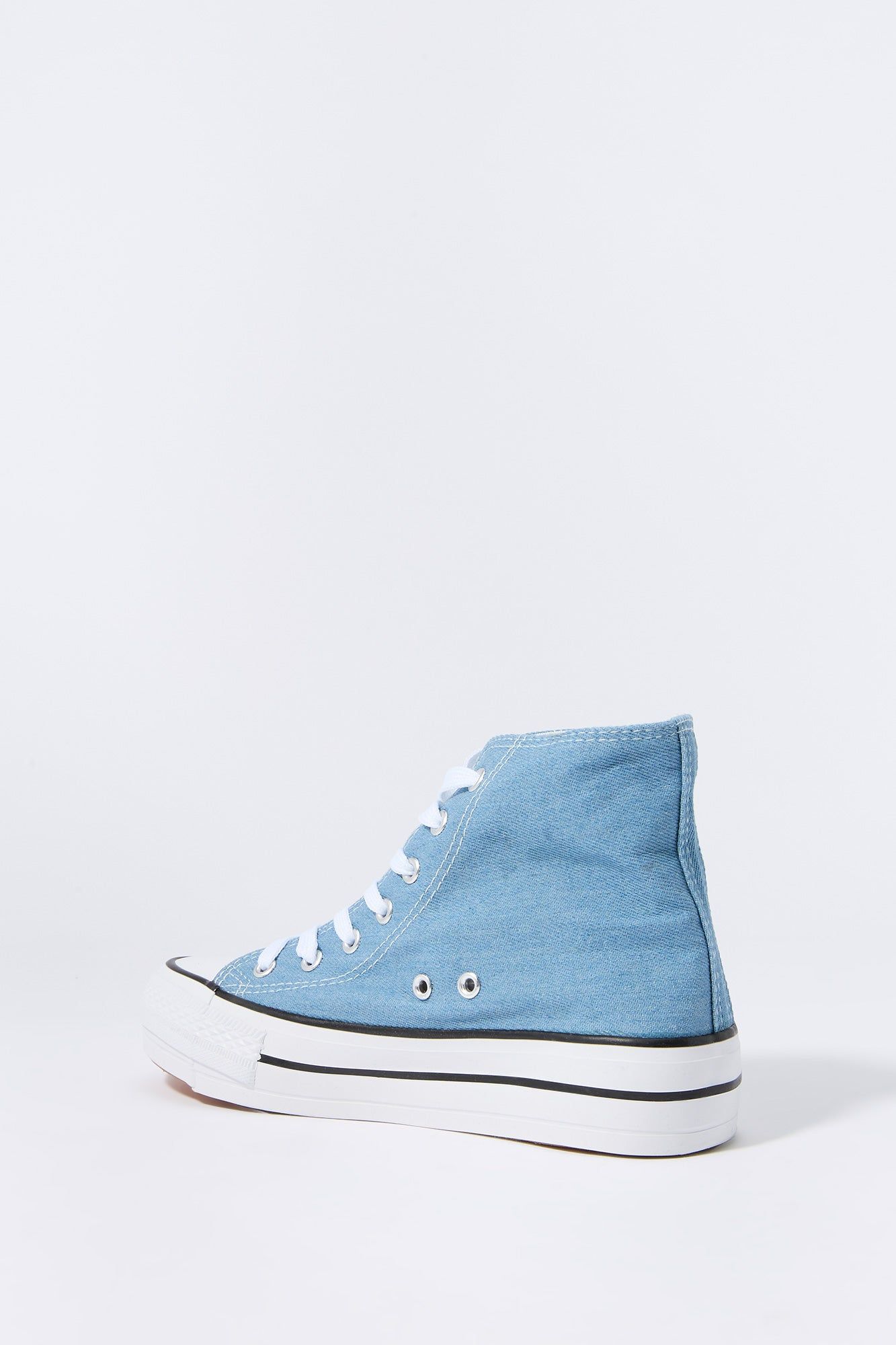 Canvas High Top Platform Sneaker sold by Charlotte Russe product image thumbnail 4
