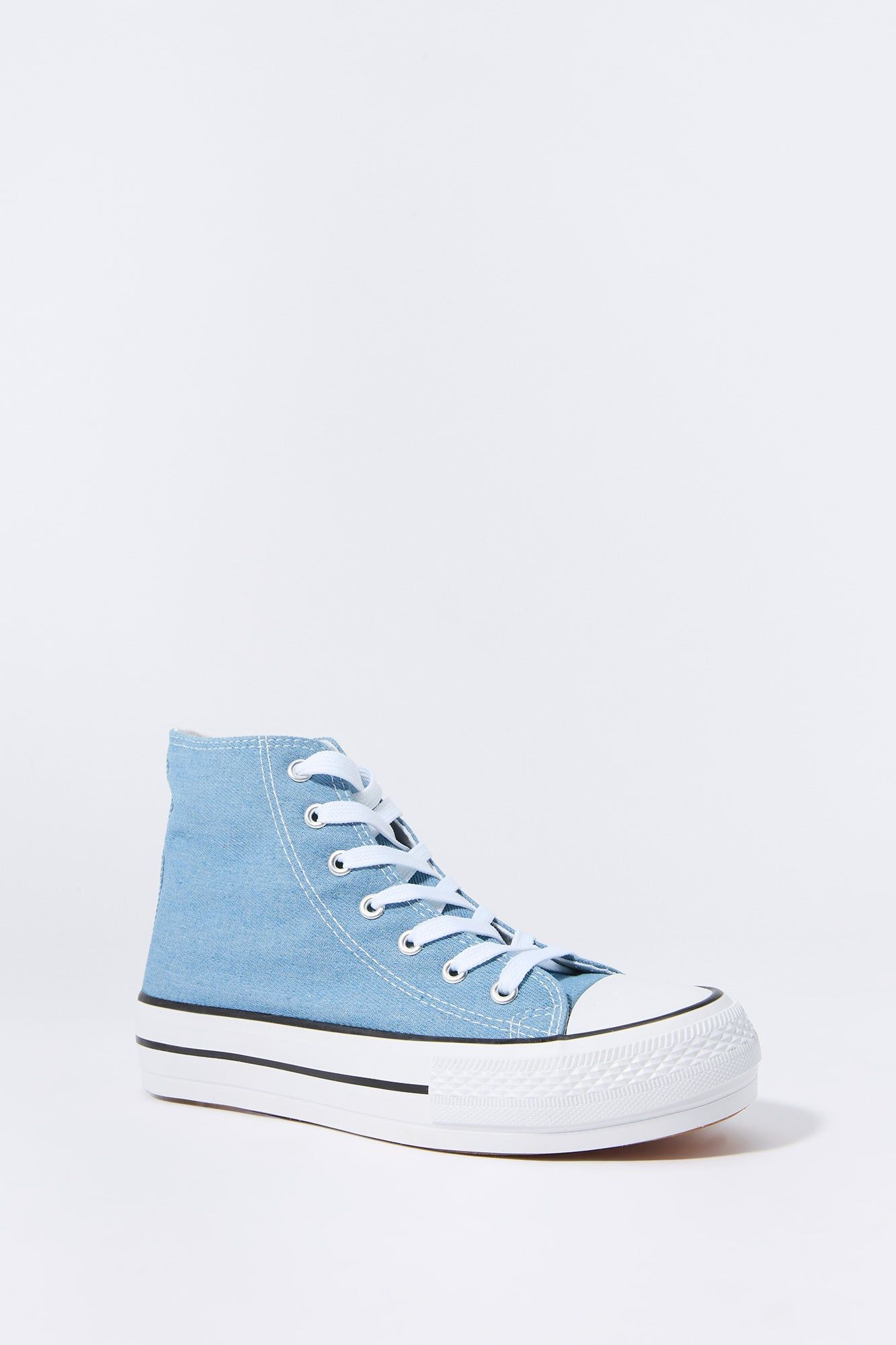 Canvas High Top Platform Sneaker sold by Charlotte Russe product image thumbnail 3
