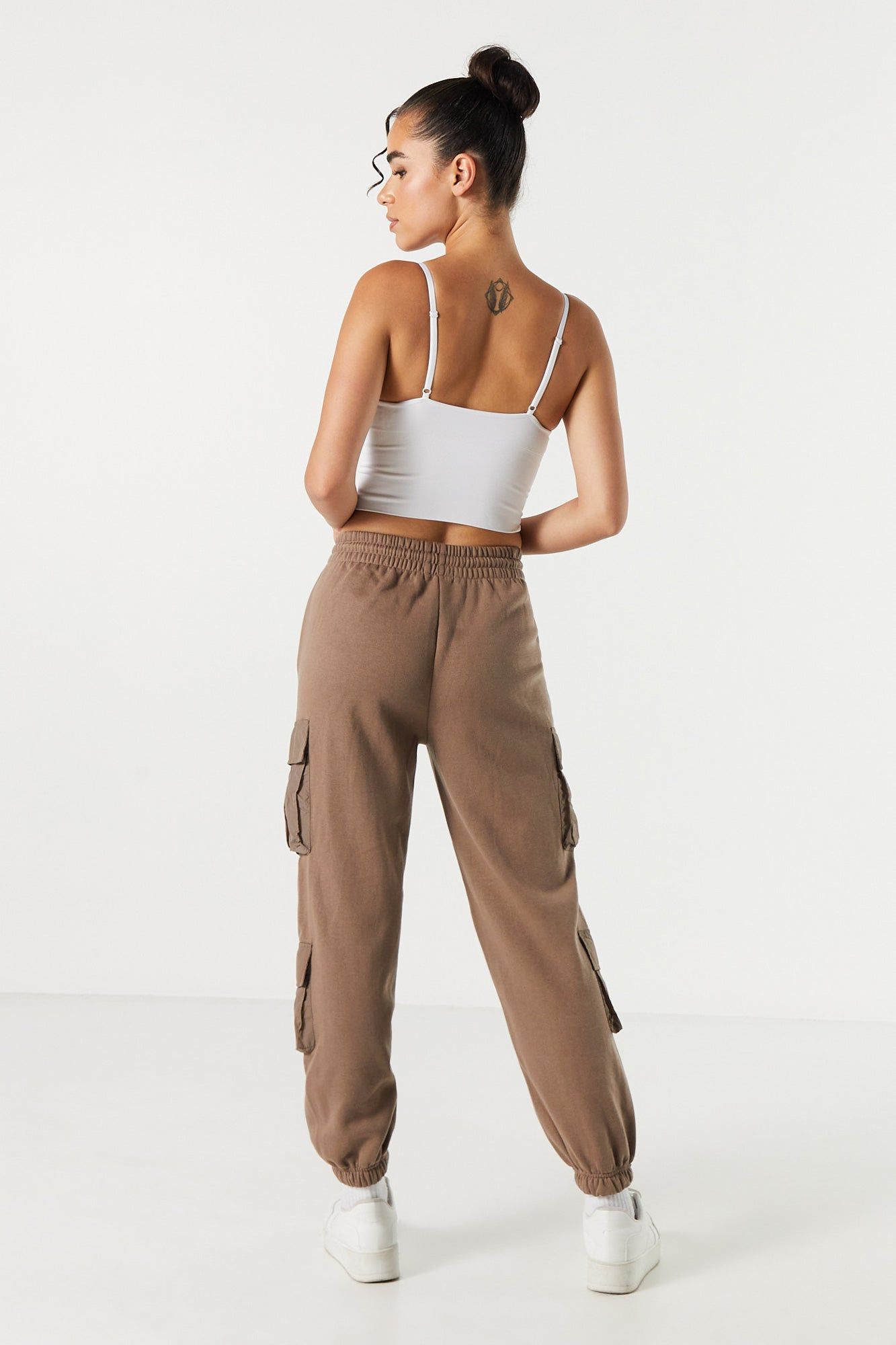 Drawstring Multi Pocket Cargo Jogger sold by Charlotte Russe product image thumbnail 3