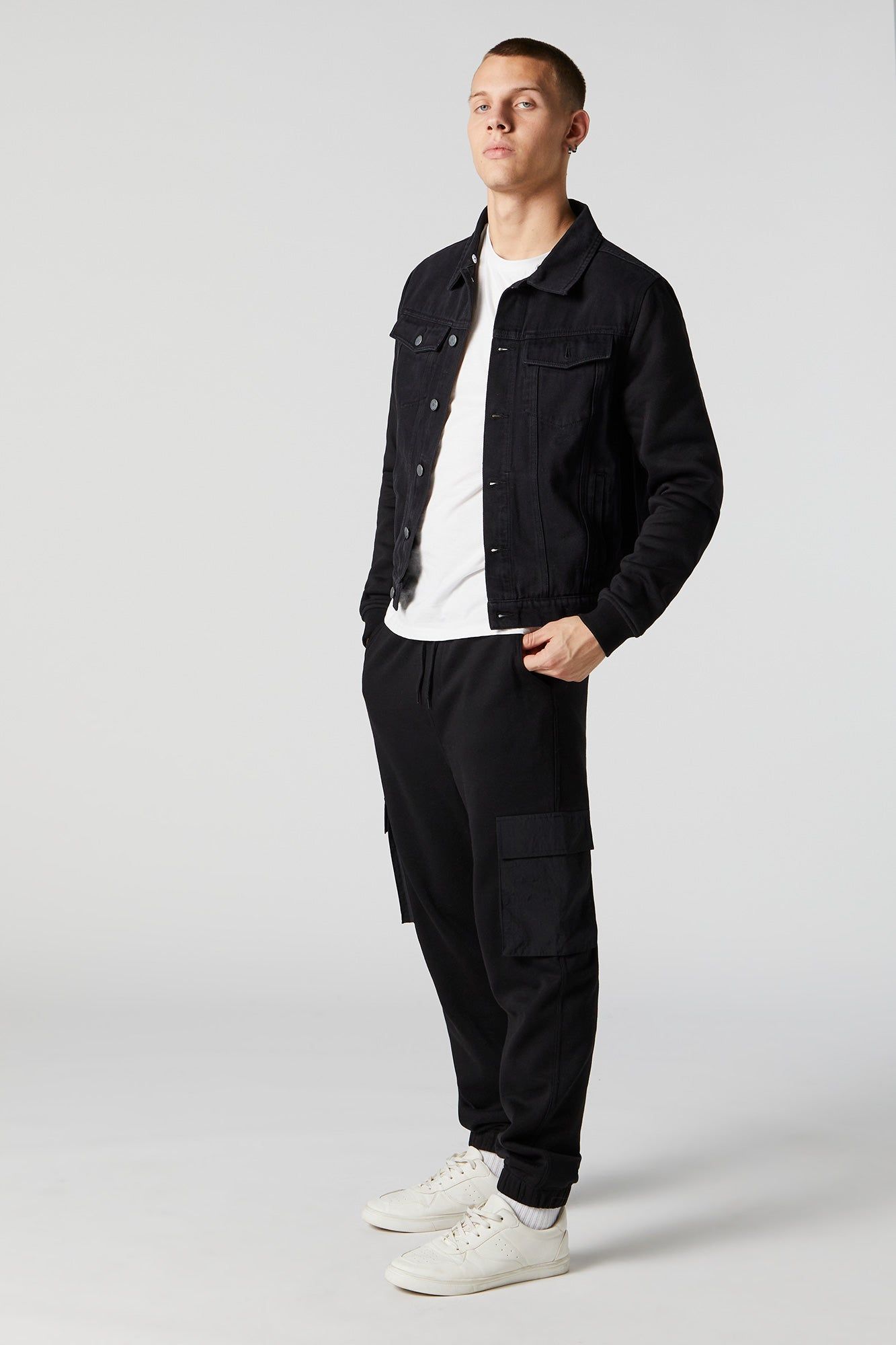 Fleece Cargo Jogger sold by Charlotte Russe product image thumbnail 5