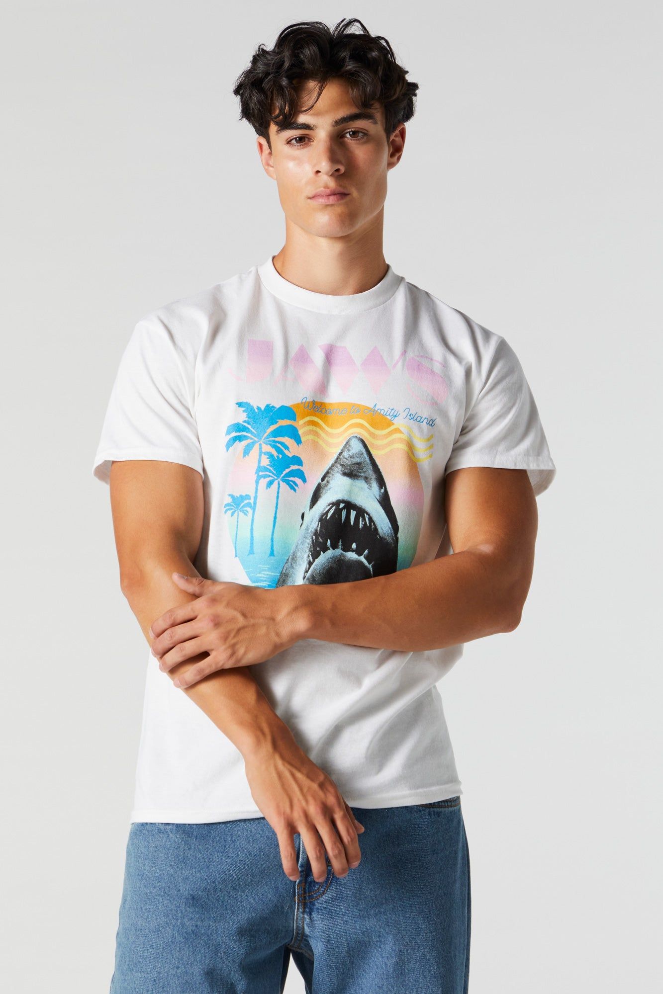 Shark Graphic T-Shirt sold by Charlotte Russe