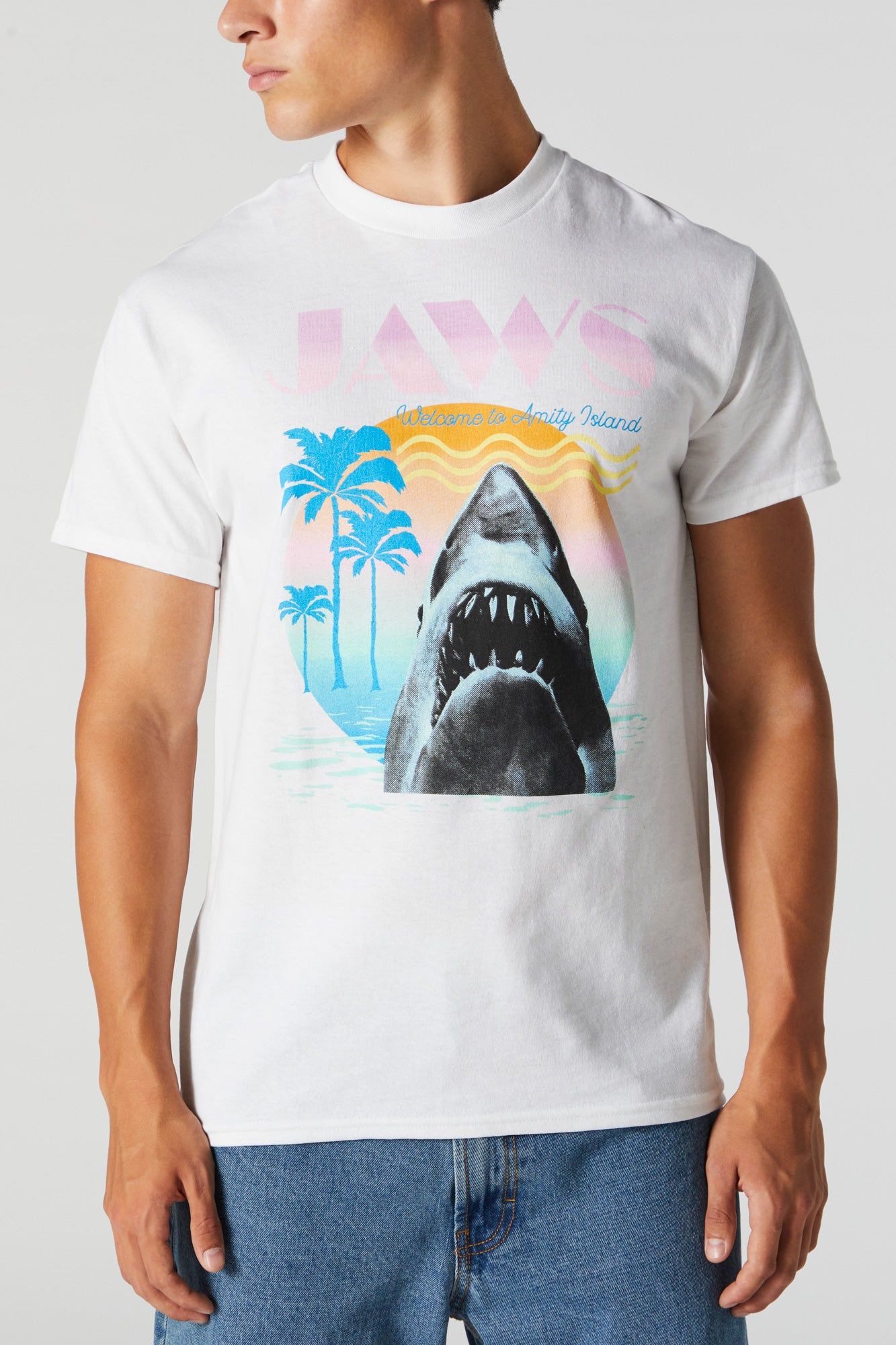 Shark Graphic T-Shirt sold by Charlotte Russe product image thumbnail 2