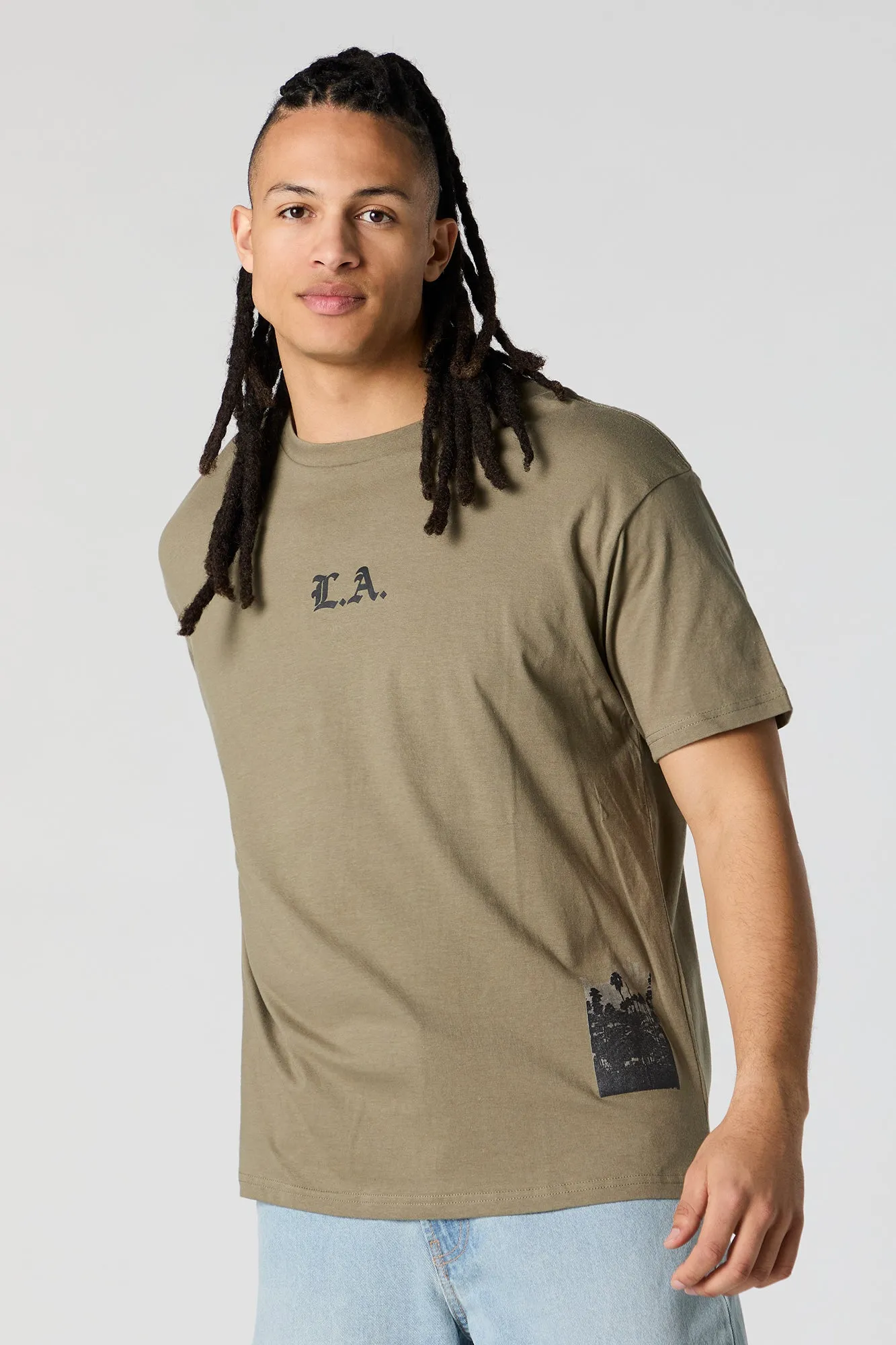 LA Graphic T-Shirt sold by Charlotte Russe product image thumbnail 3