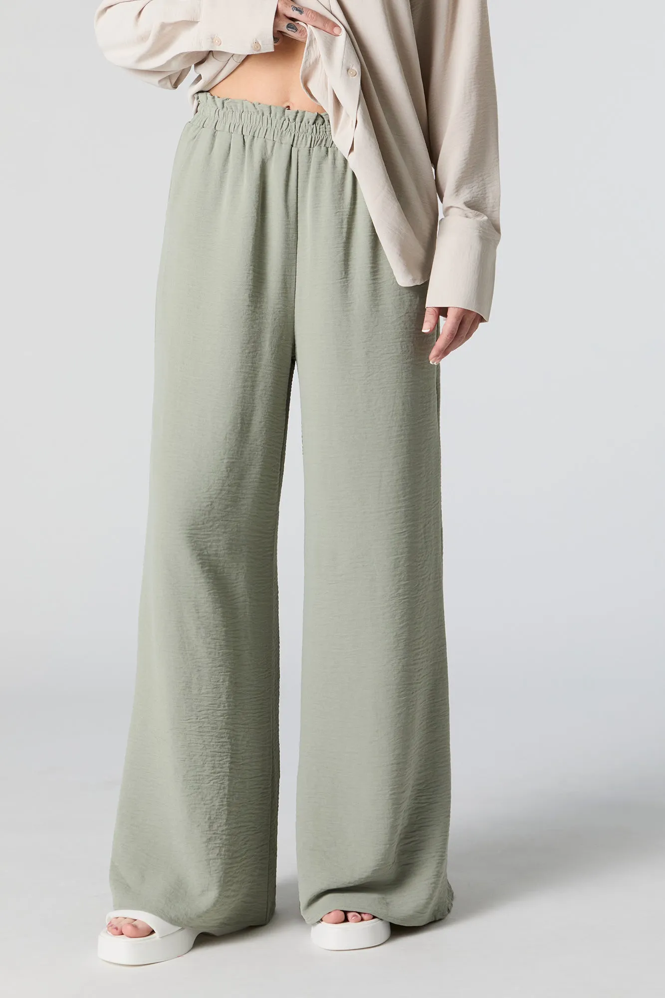 Solid Palazzo Pant sold by Charlotte Russe product image thumbnail 2