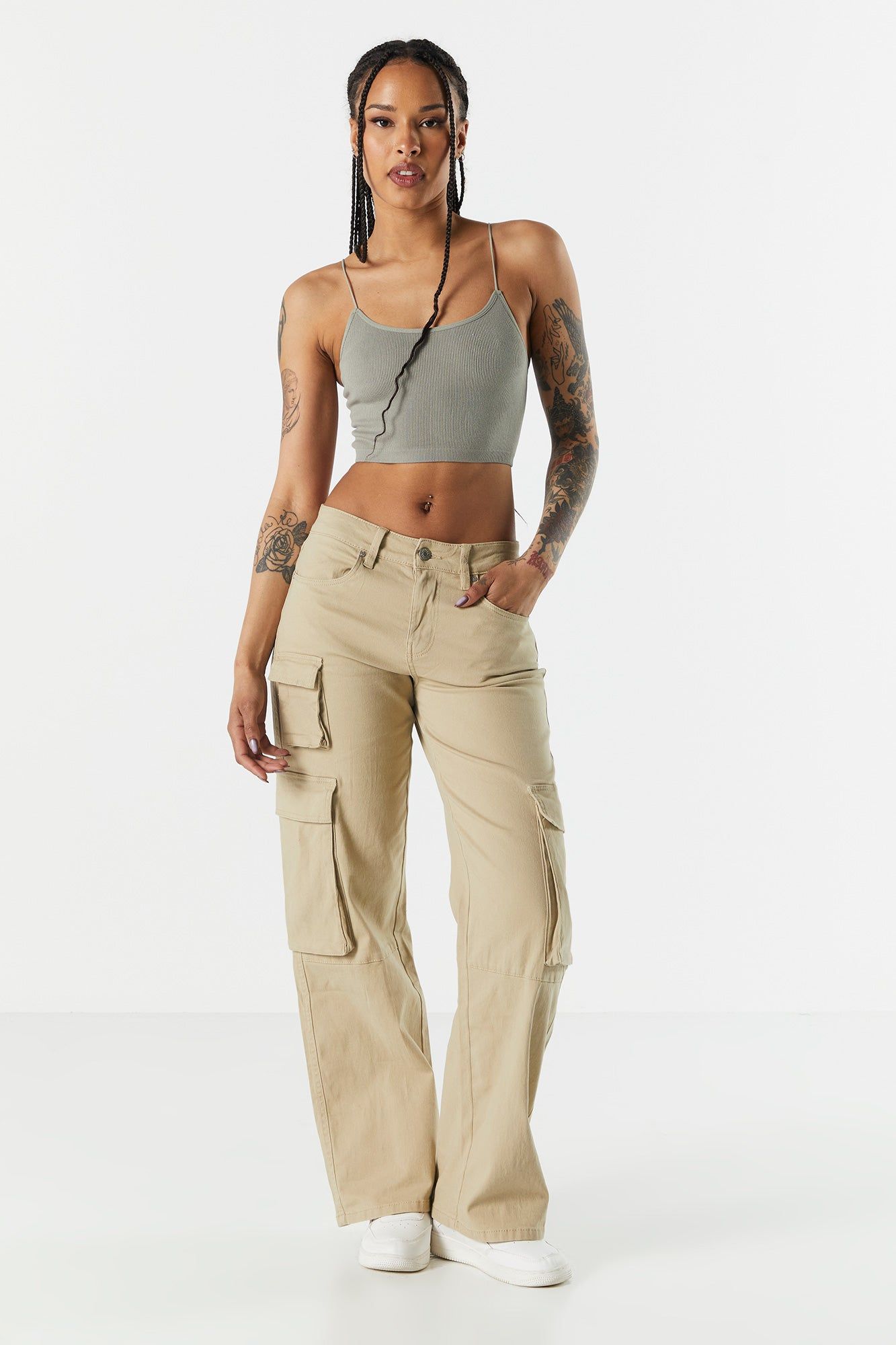 Seamless Bungee Tank sold by Charlotte Russe product image thumbnail 3