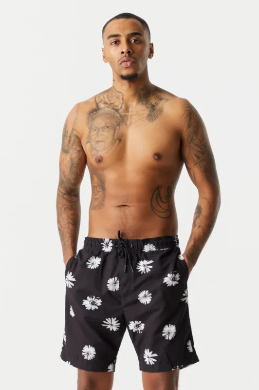 Daisy Print Board Short sold by Charlotte Russe