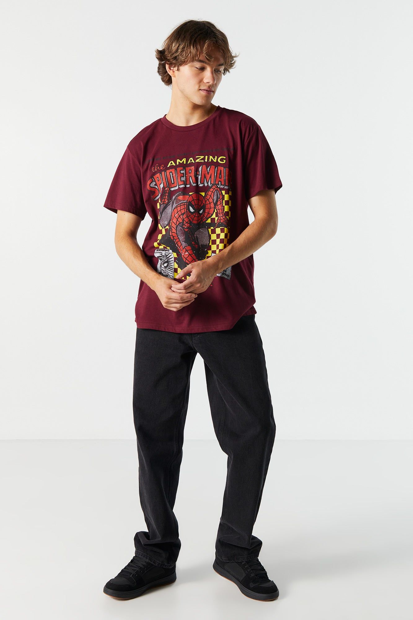 The Amazing Spiderman Graphic T-Shirt sold by Charlotte Russe product image thumbnail 4