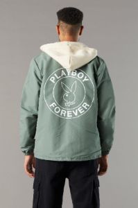 Playboy Coach Jacket sold by Charlotte Russe