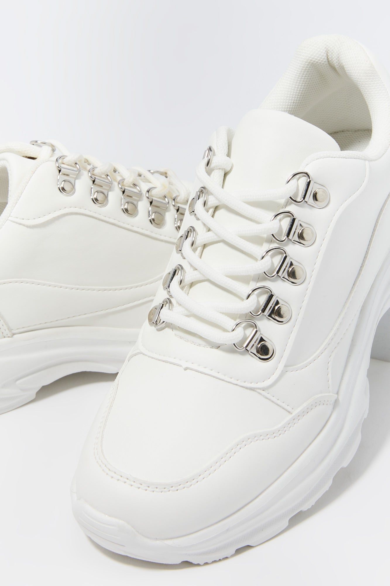 Chunky Lace Up Sneaker sold by Charlotte Russe product image thumbnail 4
