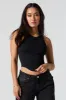 Seamless Ribbed High Neck Cropped Tank sold by Charlotte Russe