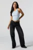 Seamless Ribbed High Neck Cropped Tank sold by Charlotte Russe