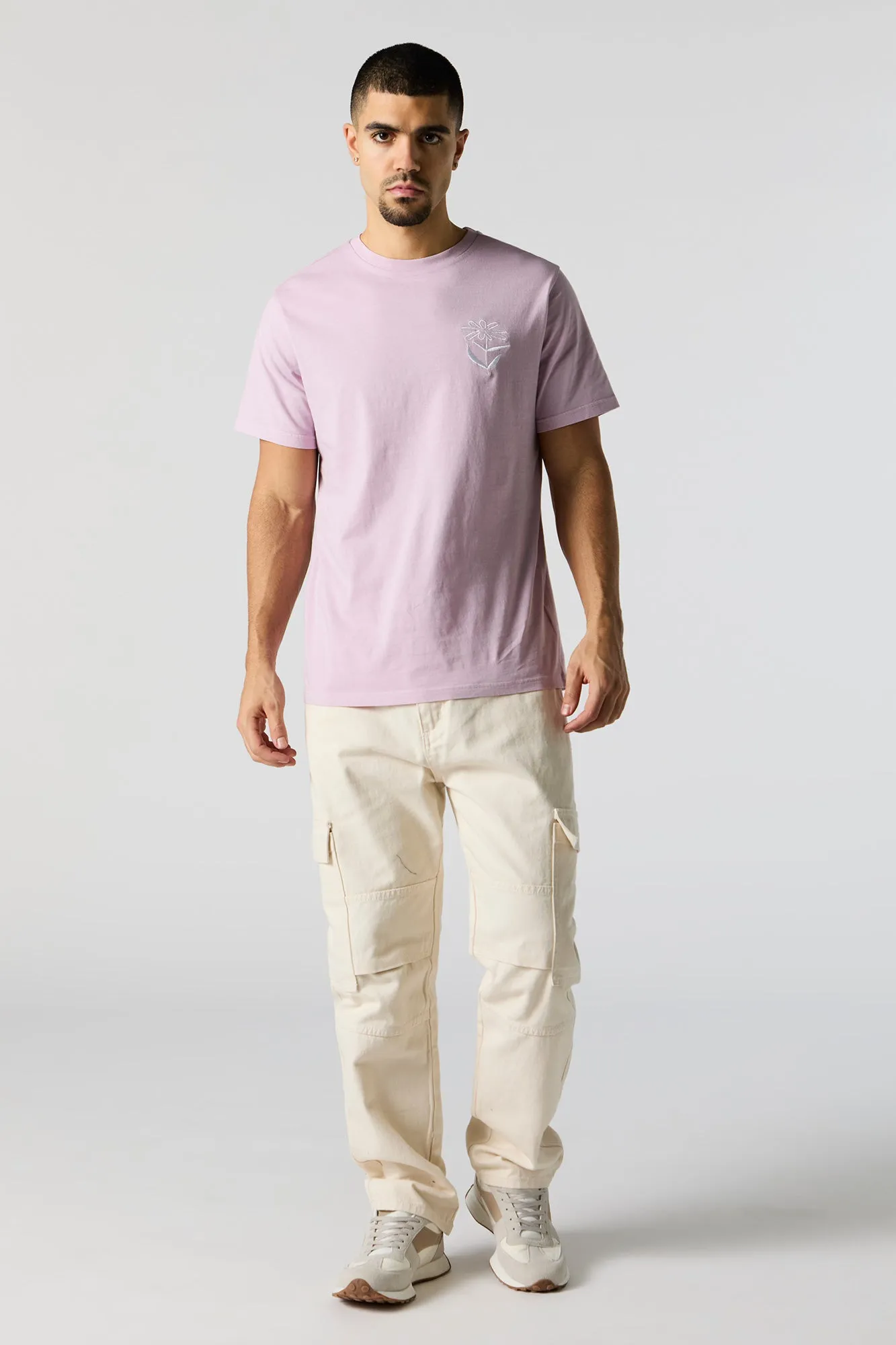 Daisy Embroidered T-Shirt sold by Charlotte Russe product image thumbnail 3