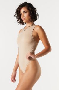 Seamless Ribbed Bodysuit sold by Charlotte Russe