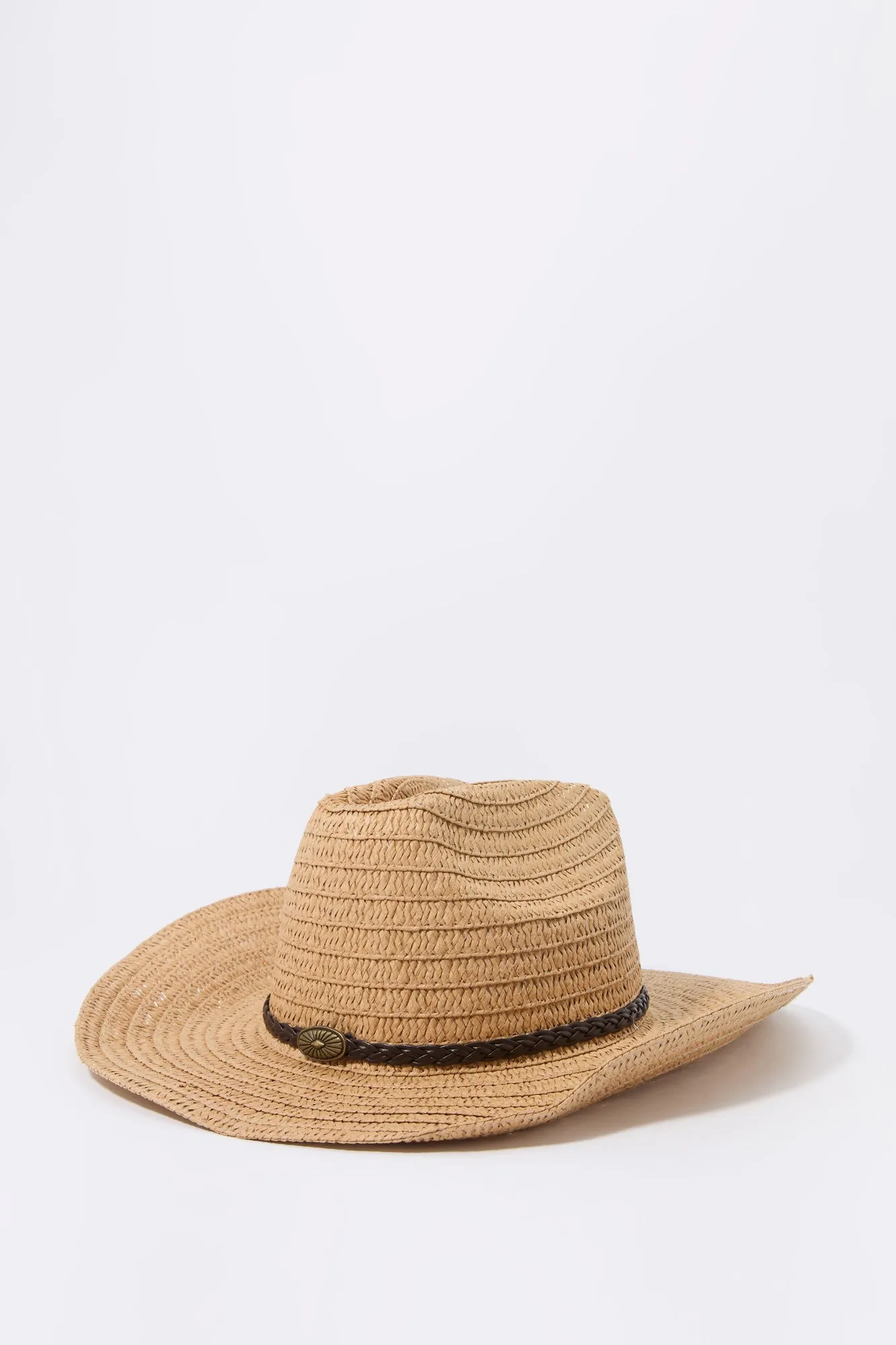 Braided Trim Cowboy Hat sold by Charlotte Russe product image thumbnail 2