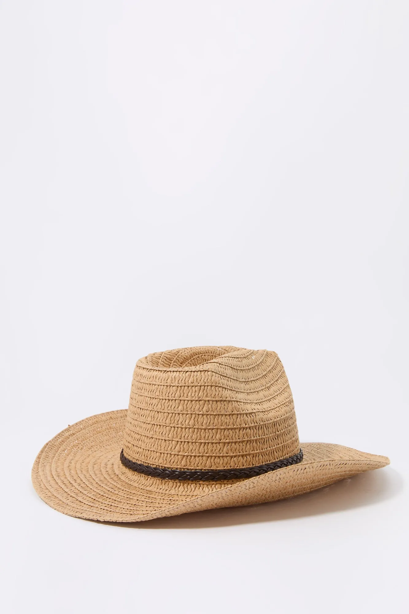 Braided Trim Cowboy Hat sold by Charlotte Russe product image thumbnail 3