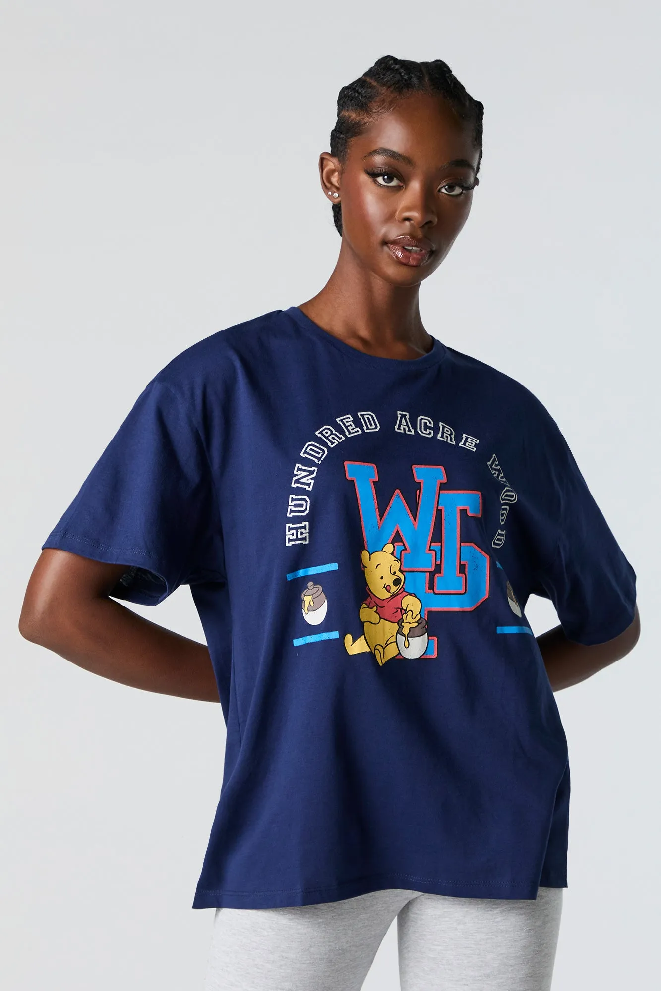 Winnie the Pooh Graphic Boyfriend T-Shirt sold by Charlotte Russe