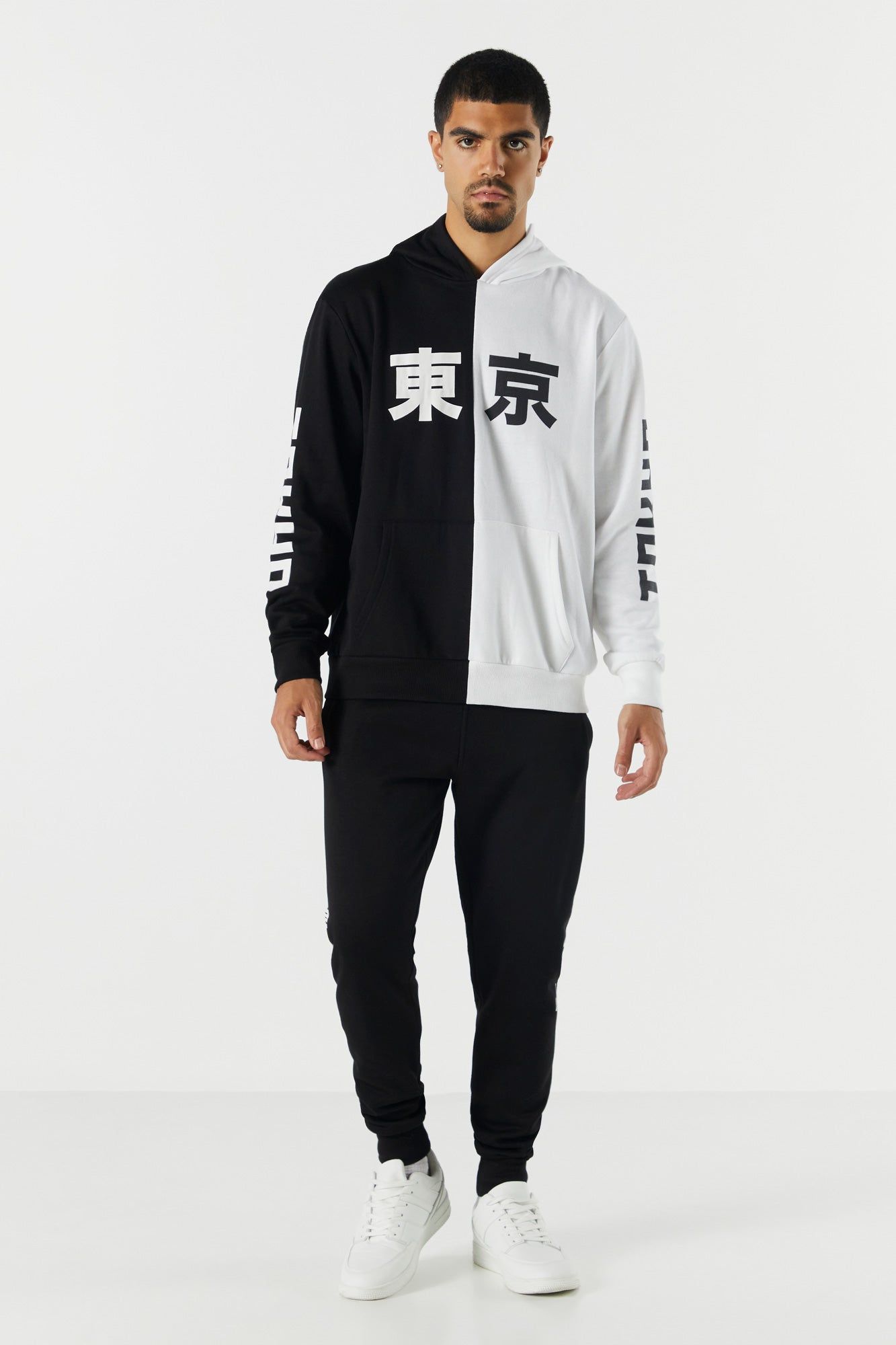 Split Graphic Hoodie sold by Charlotte Russe product image thumbnail 3