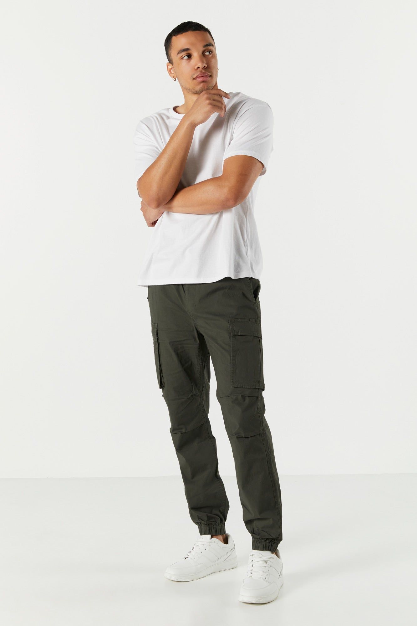 Relaxed Cargo Jogger sold by Charlotte Russe product image thumbnail 2
