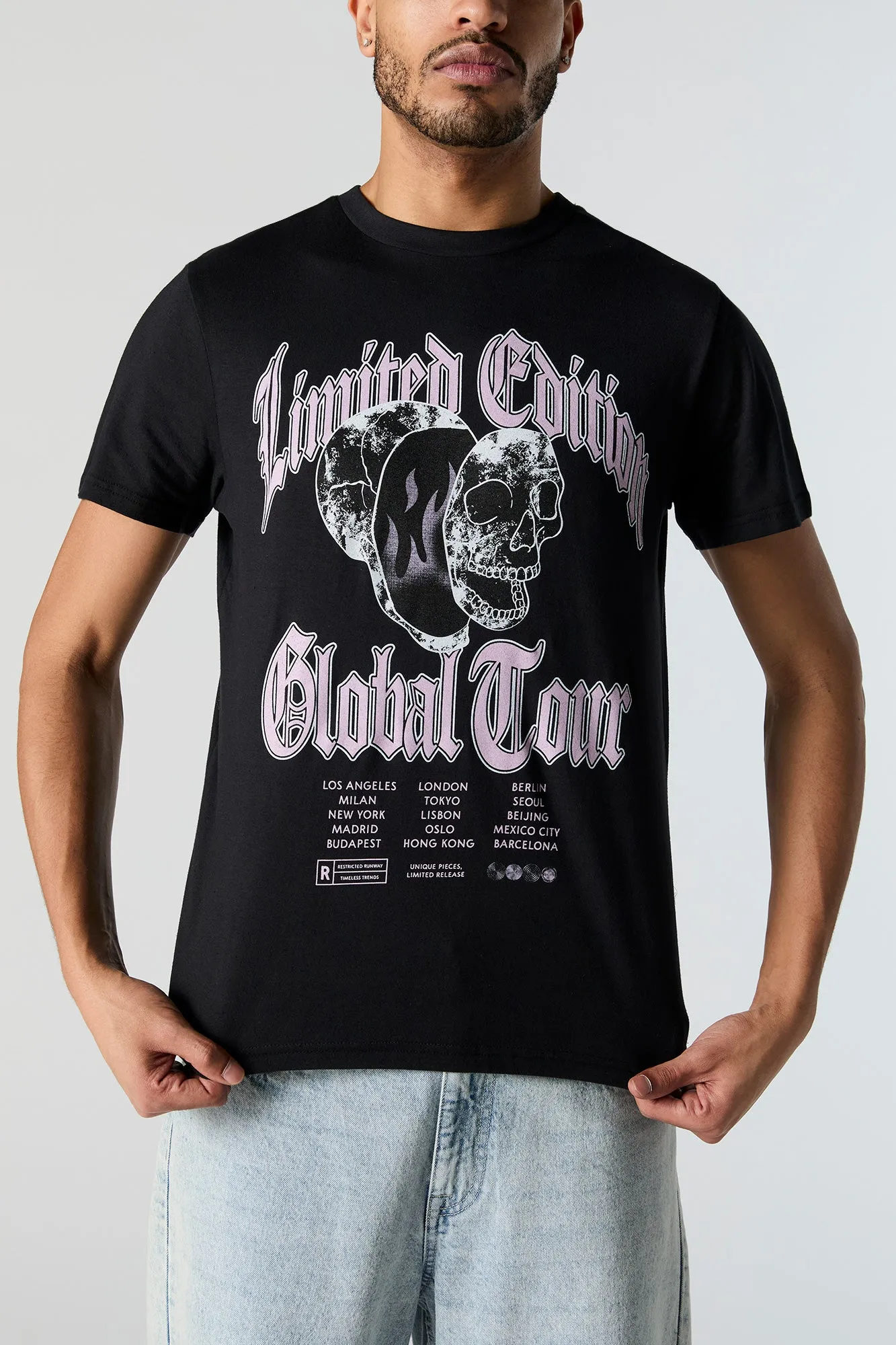 Global Tour Graphic T-Shirt sold by Charlotte Russe