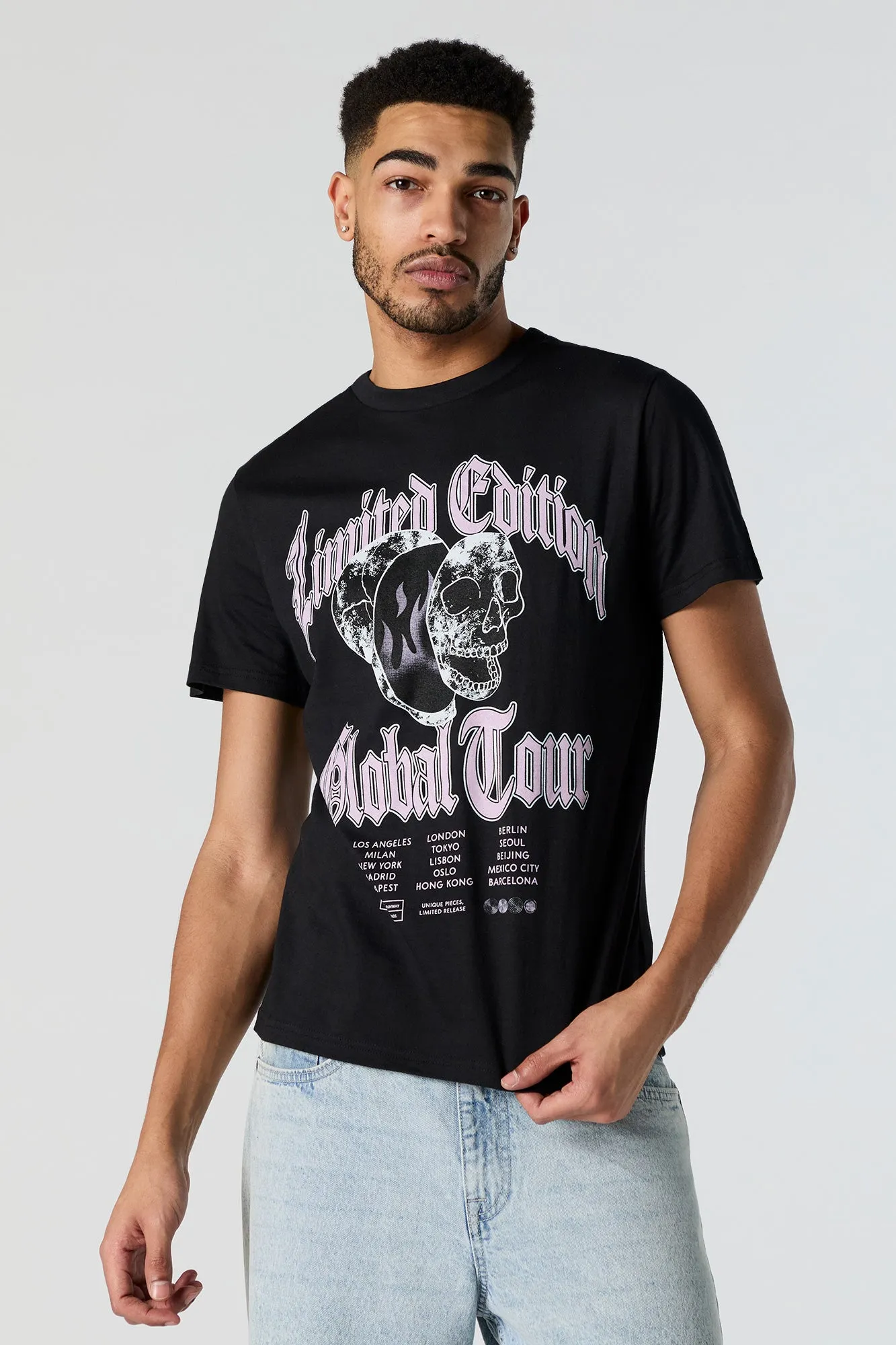 Global Tour Graphic T-Shirt sold by Charlotte Russe product image thumbnail 2