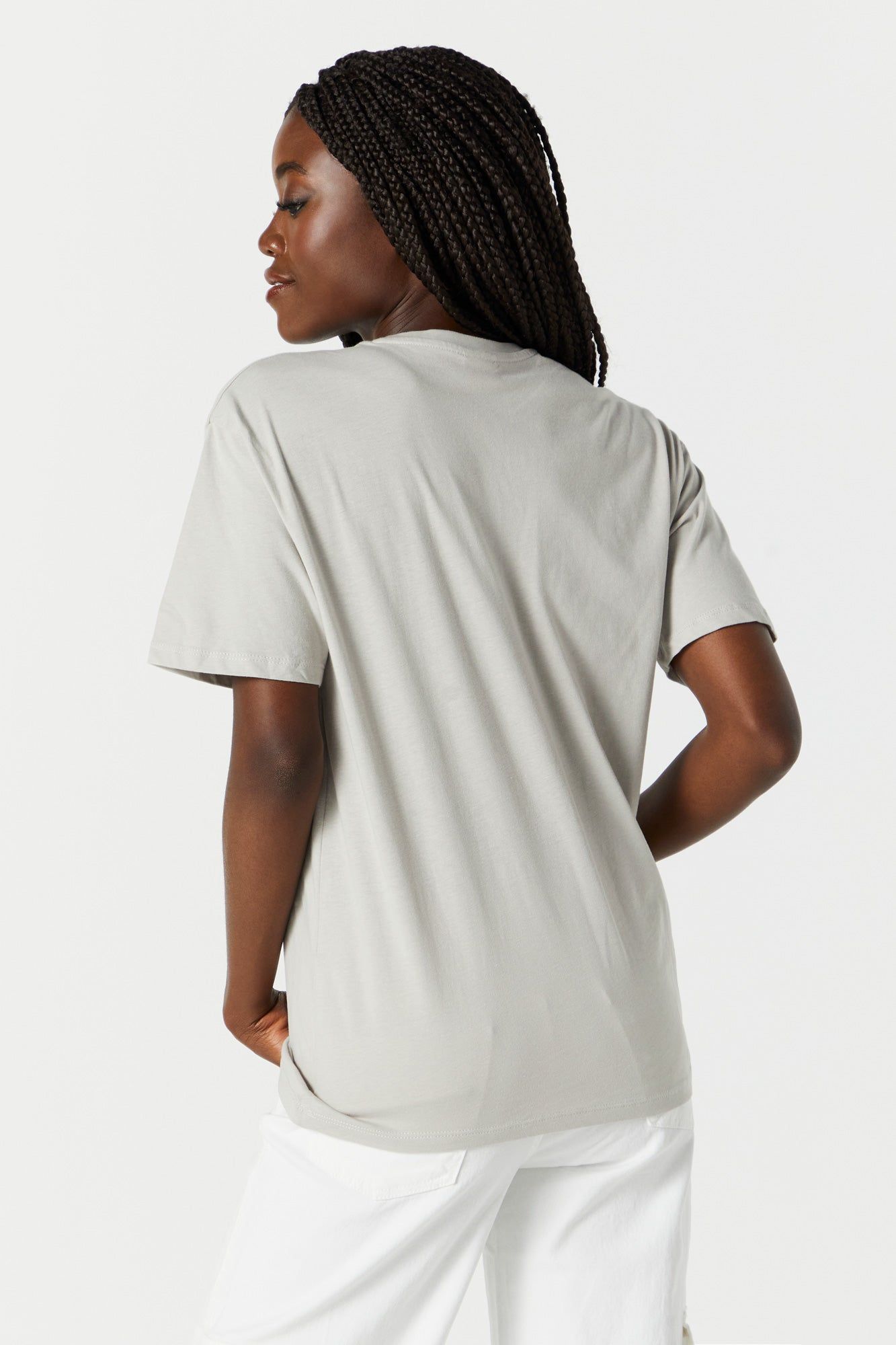 Rock N Roll LA Graphic Boyfriend T-Shirt sold by Charlotte Russe product image thumbnail 2