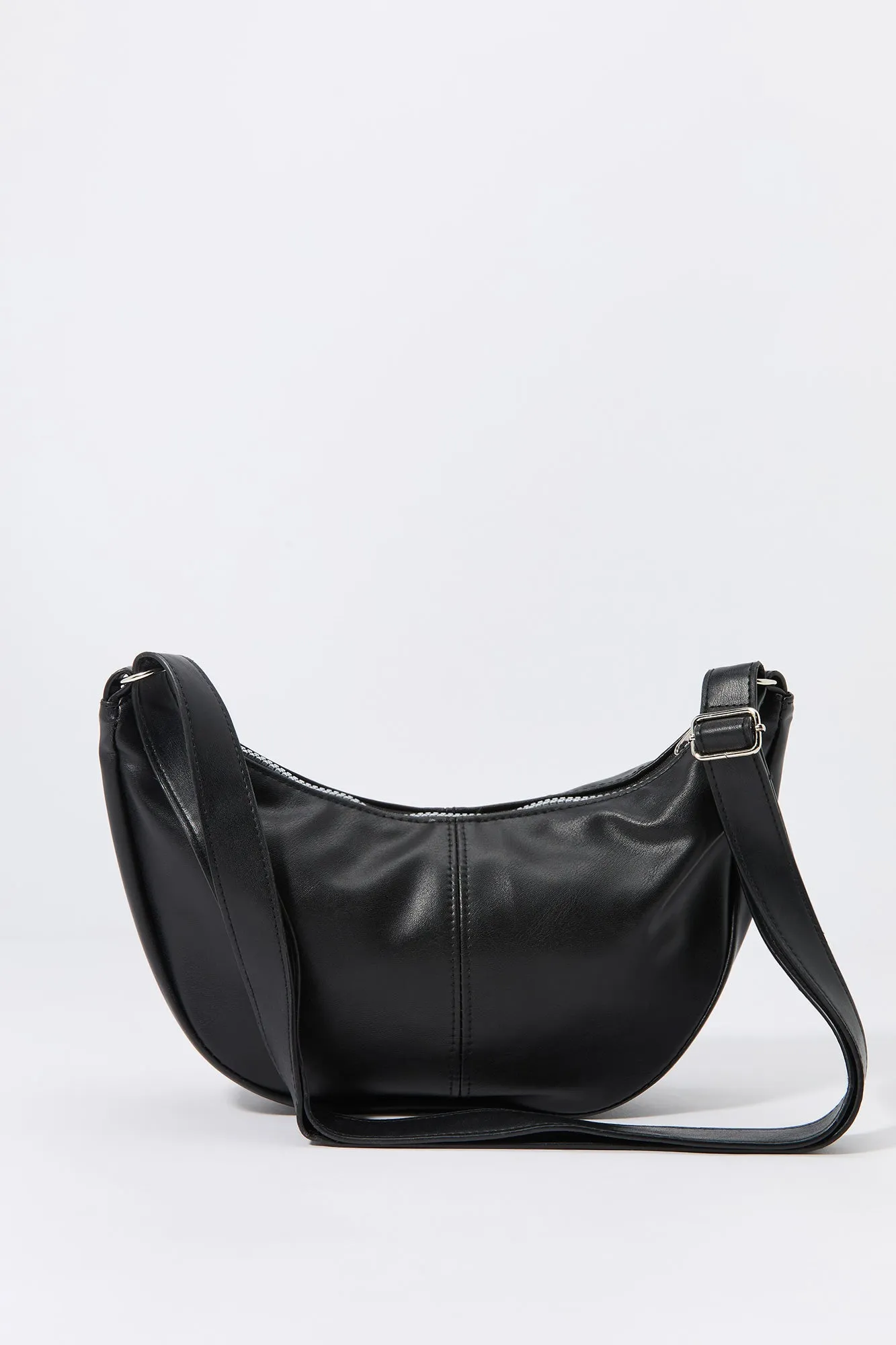 Faux Leather Half Moon Bag sold by Charlotte Russe product image thumbnail 4