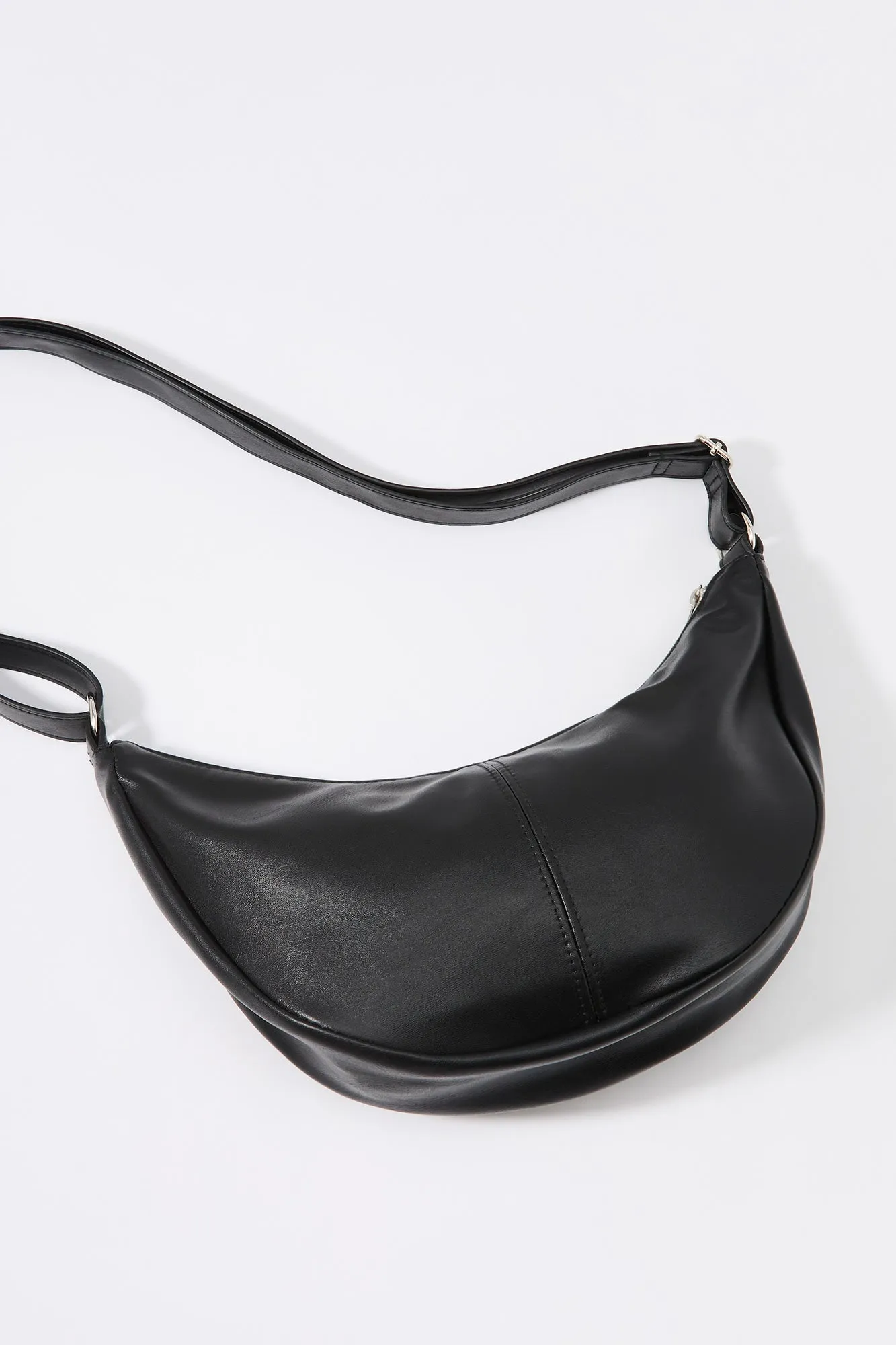 Faux Leather Half Moon Bag sold by Charlotte Russe product image thumbnail 5