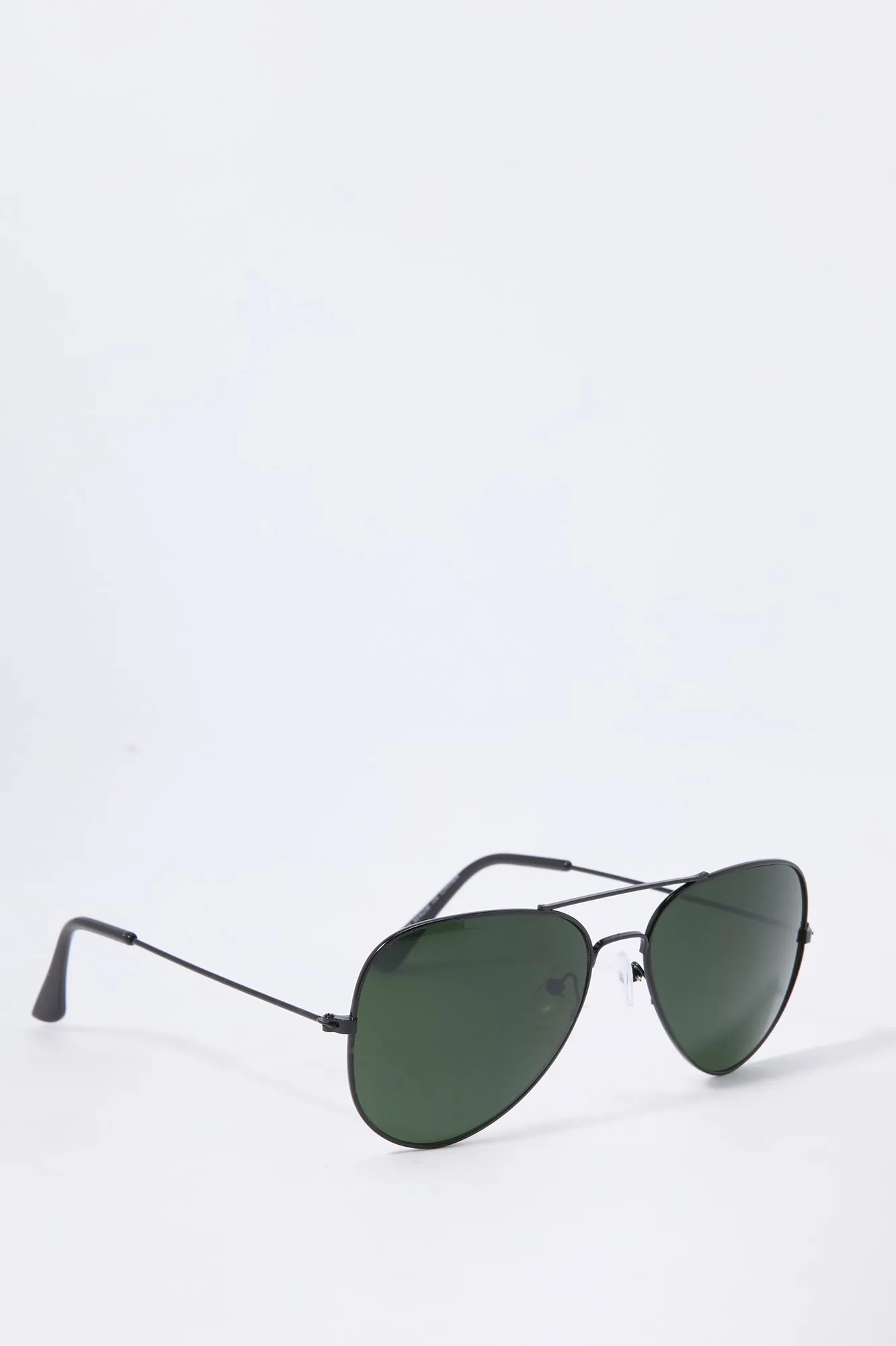 Black Aviator Sunglasses sold by Charlotte Russe product image thumbnail 2