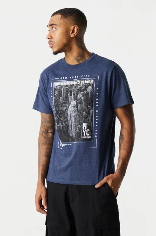 Born To Rage NYC Graphic T-Shirt sold by Charlotte Russe