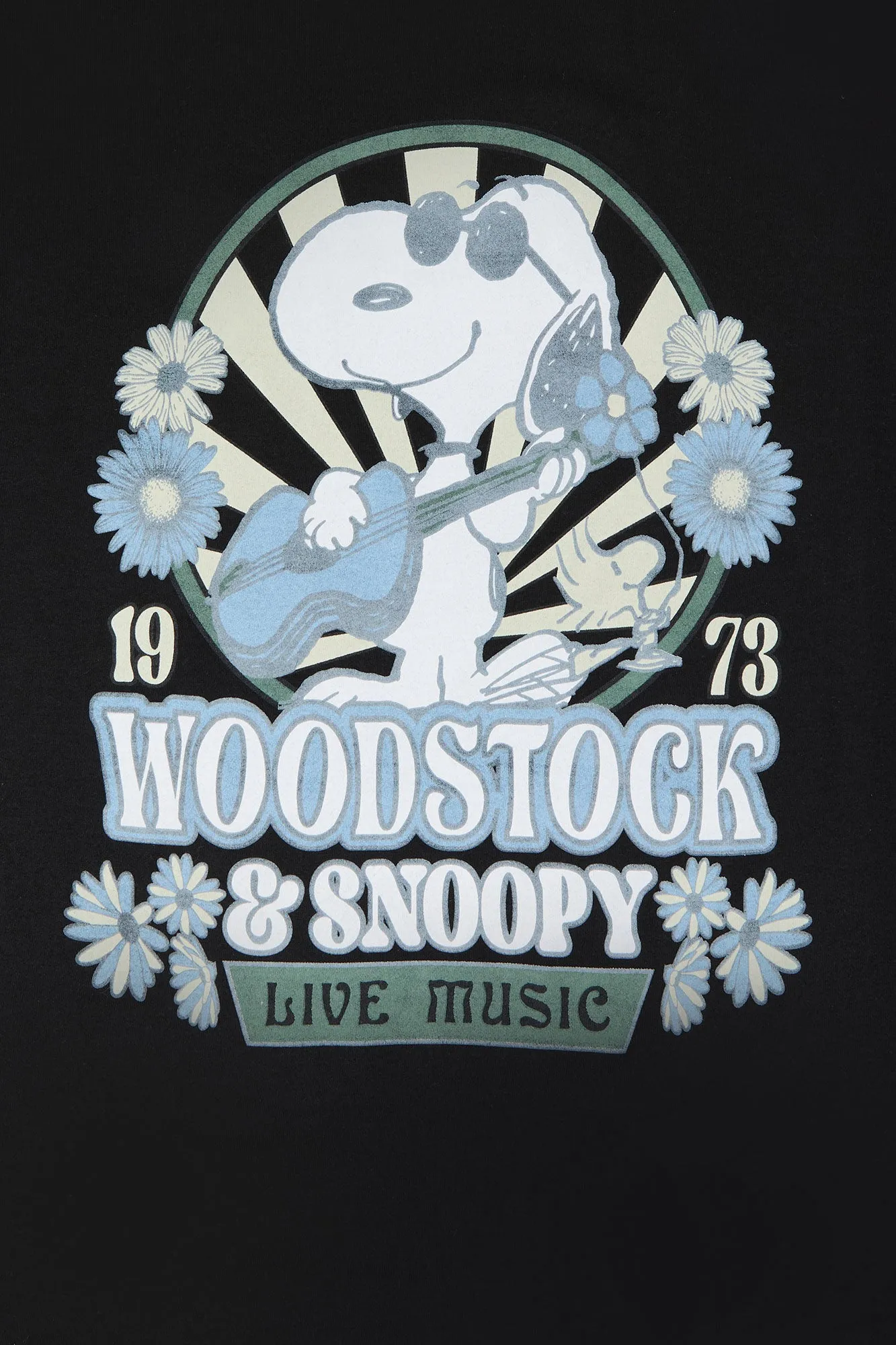 Snoopy Live Music Graphic Boyfriend T-Shirt sold by Charlotte Russe product image thumbnail 2