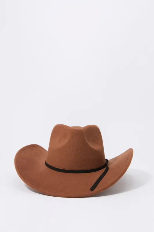 Faux Suede Cowboy Hat sold by Charlotte Russe